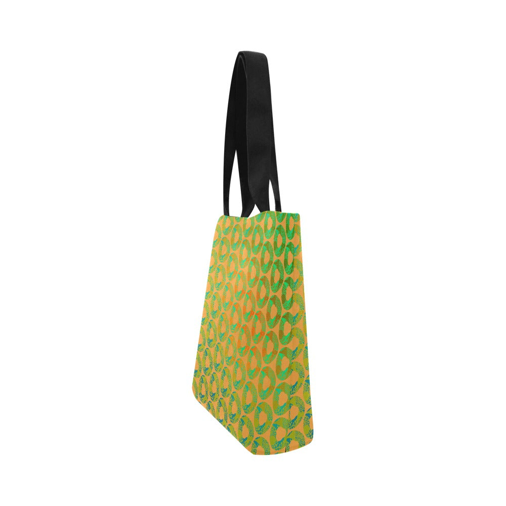 Premium All Print Canvas Tote Bag - Squeezed Donuts