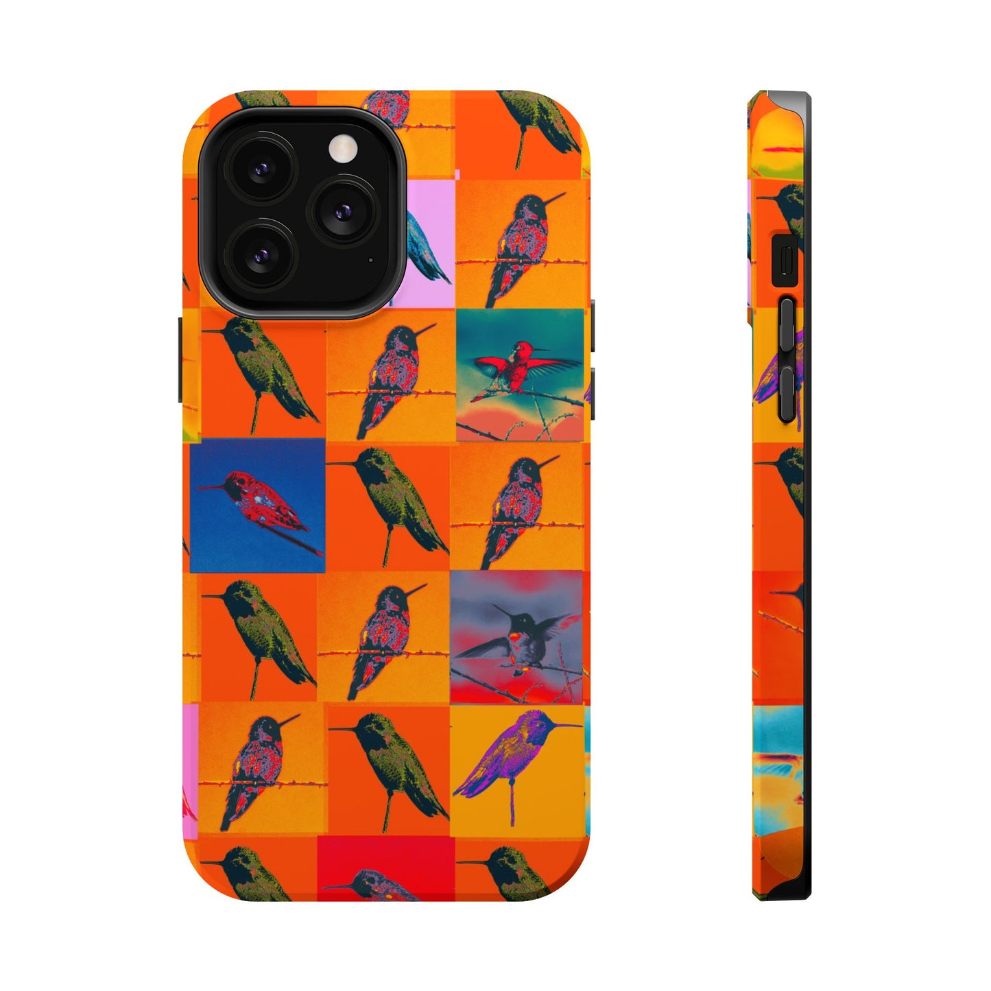 Magnetic iPhone Case - Hummingbird Collage