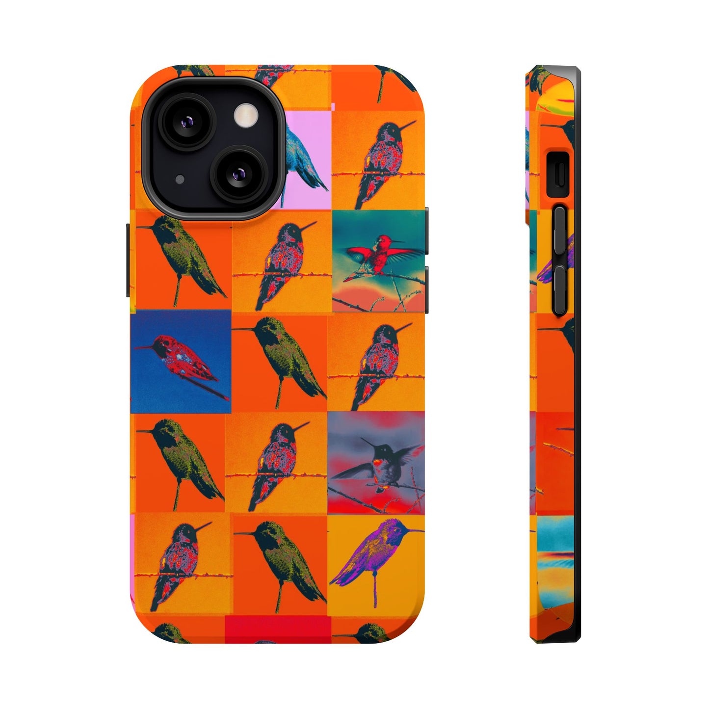 Magnetic iPhone Case - Hummingbird Collage