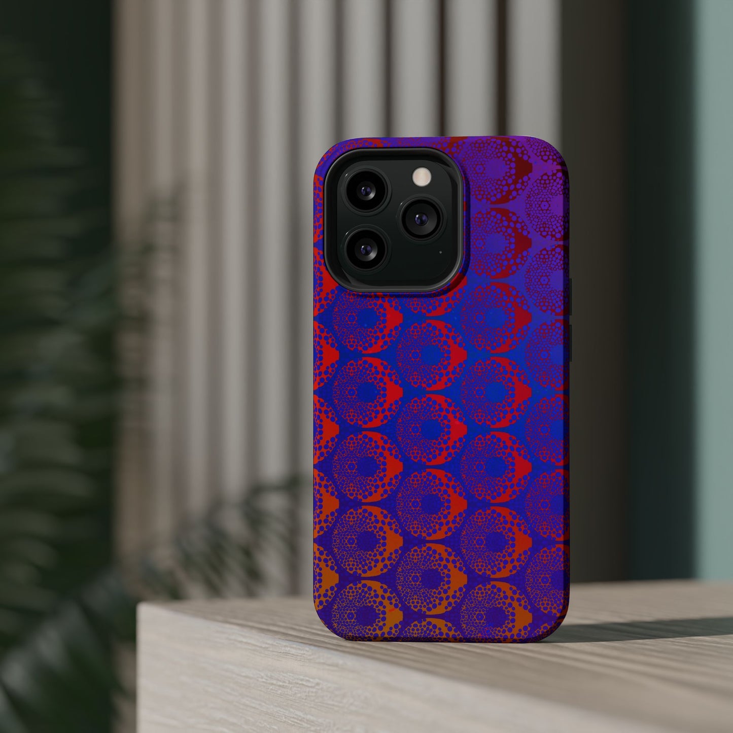 Magnetic iPhone Case - Purple Psychedelic Donut