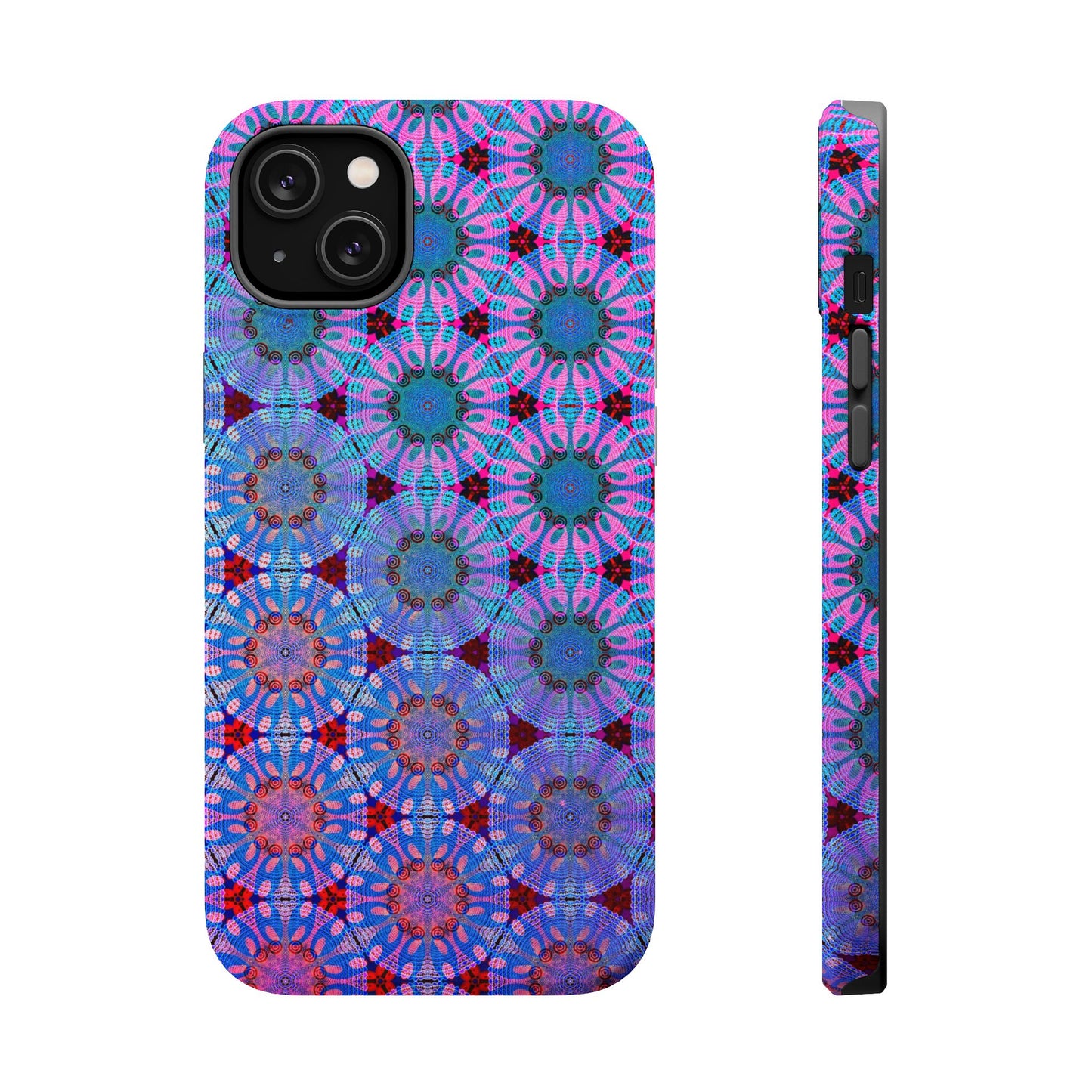 Magnetic iPhone Case - Psychedelic Purple Tapa