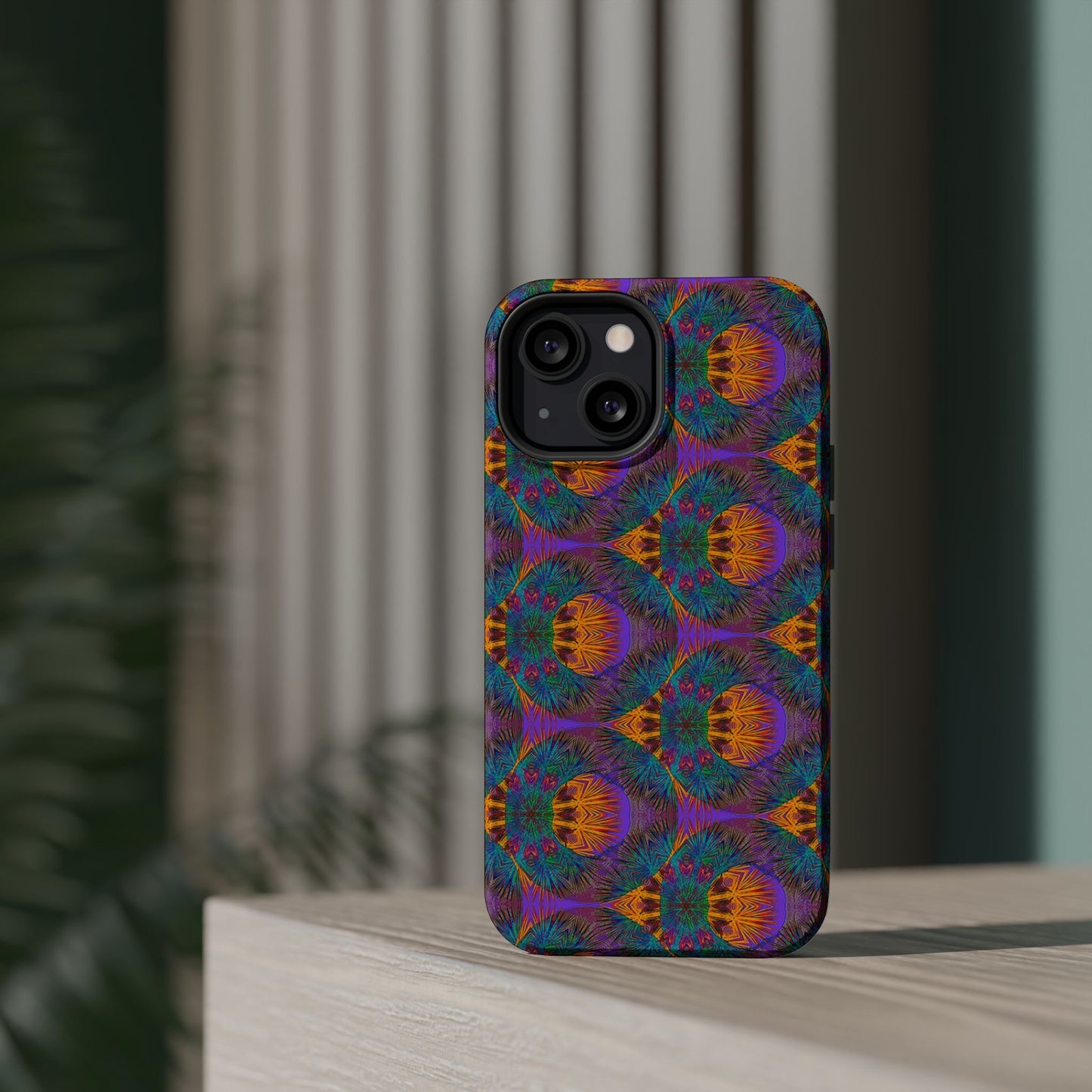 Magnetic iPhone Case - Fuzzy Donut Flower