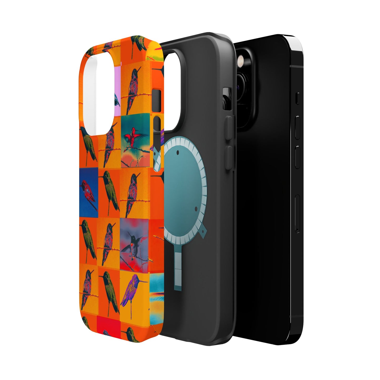 Magnetic iPhone Case - Hummingbird Collage