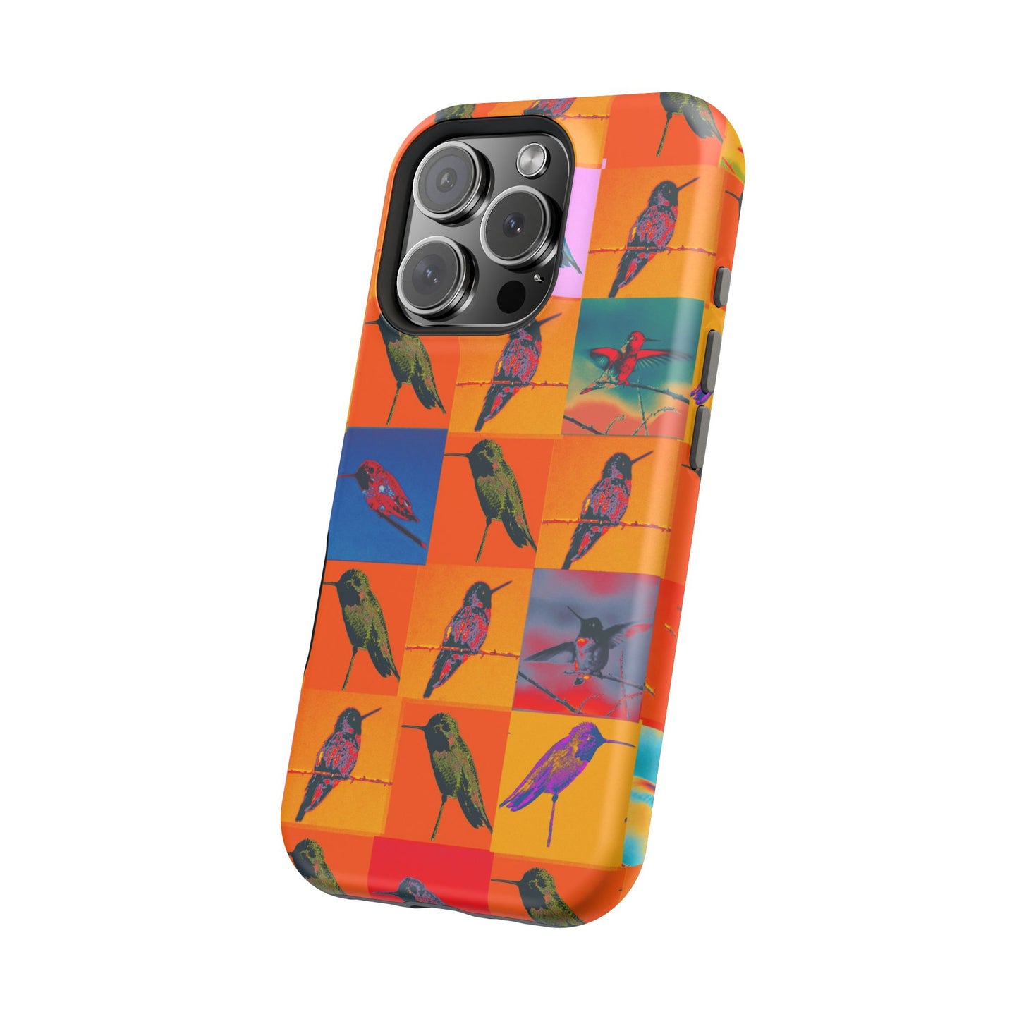 Magnetic iPhone Case - Hummingbird Collage