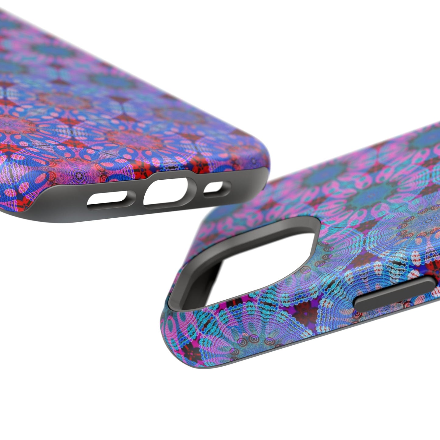 Magnetic iPhone Case - Psychedelic Purple Tapa