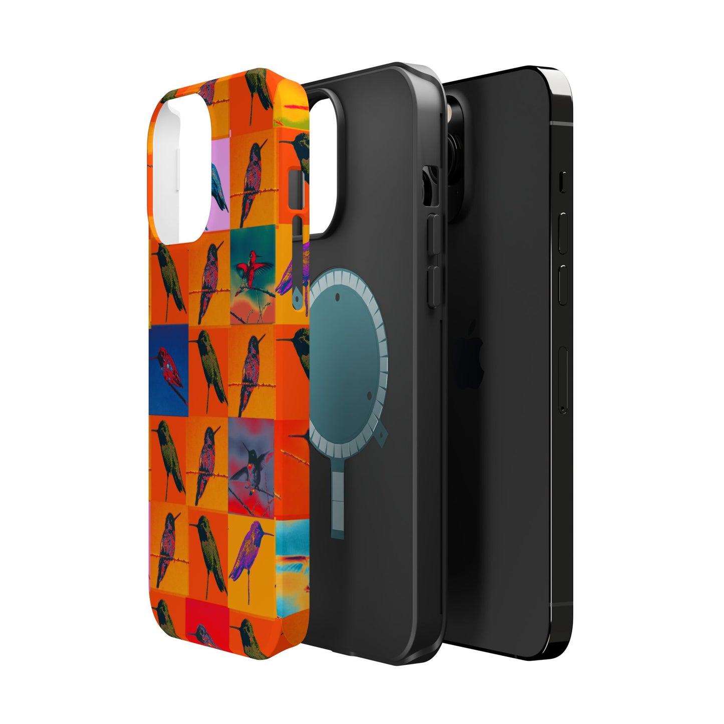 Magnetic iPhone Case - Hummingbird Collage