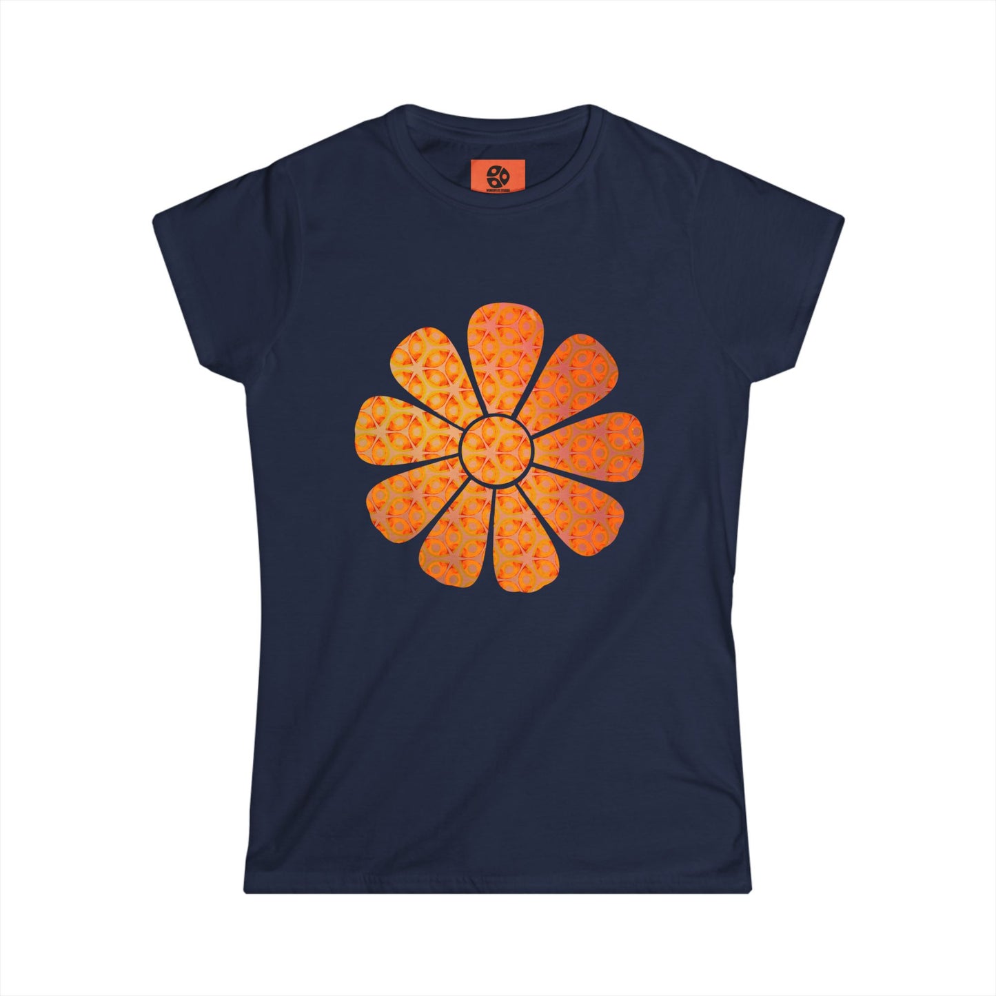 Women's Softstyle Tee - Batik Flower