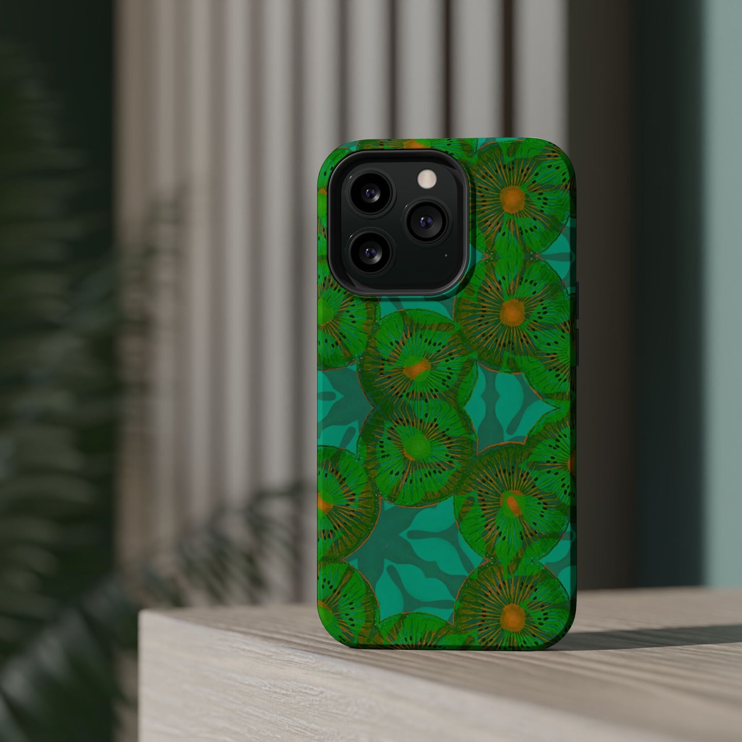 Magnetic iPhone Case - Kiwi Garden
