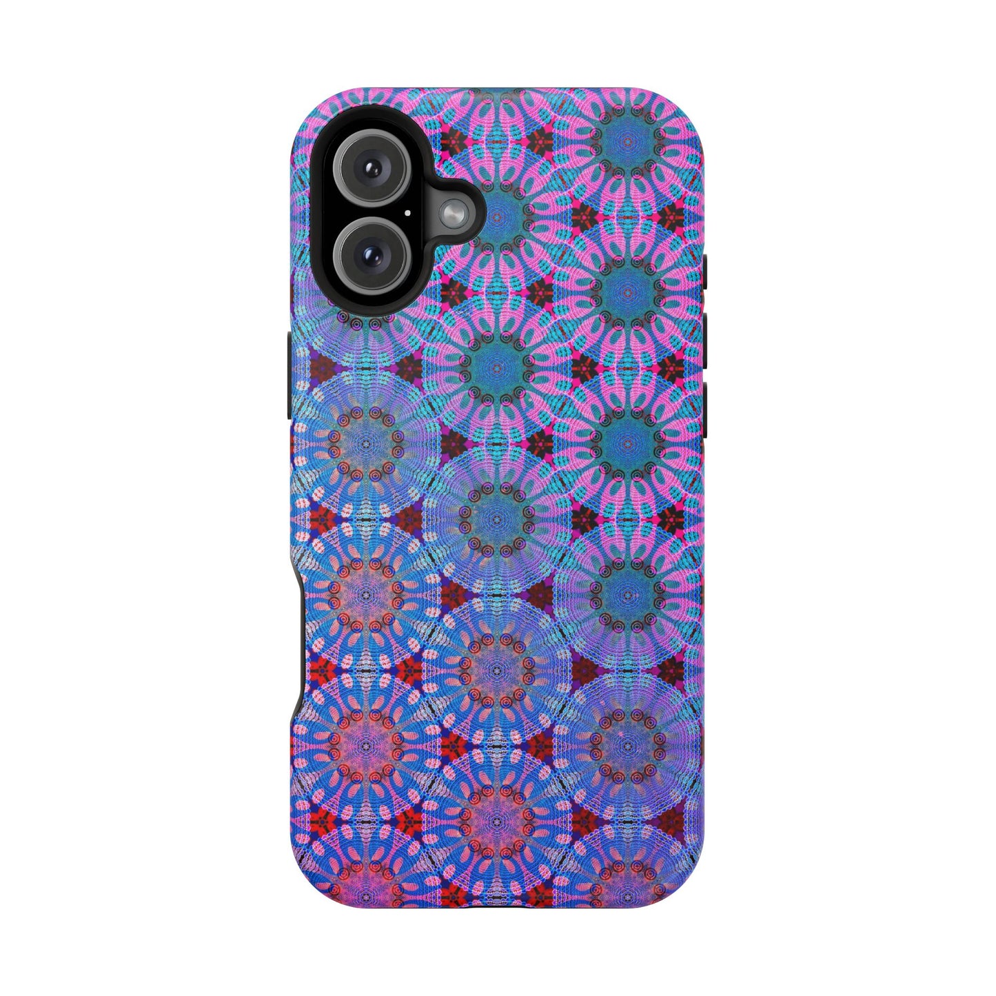 Magnetic iPhone Case - Psychedelic Purple Tapa