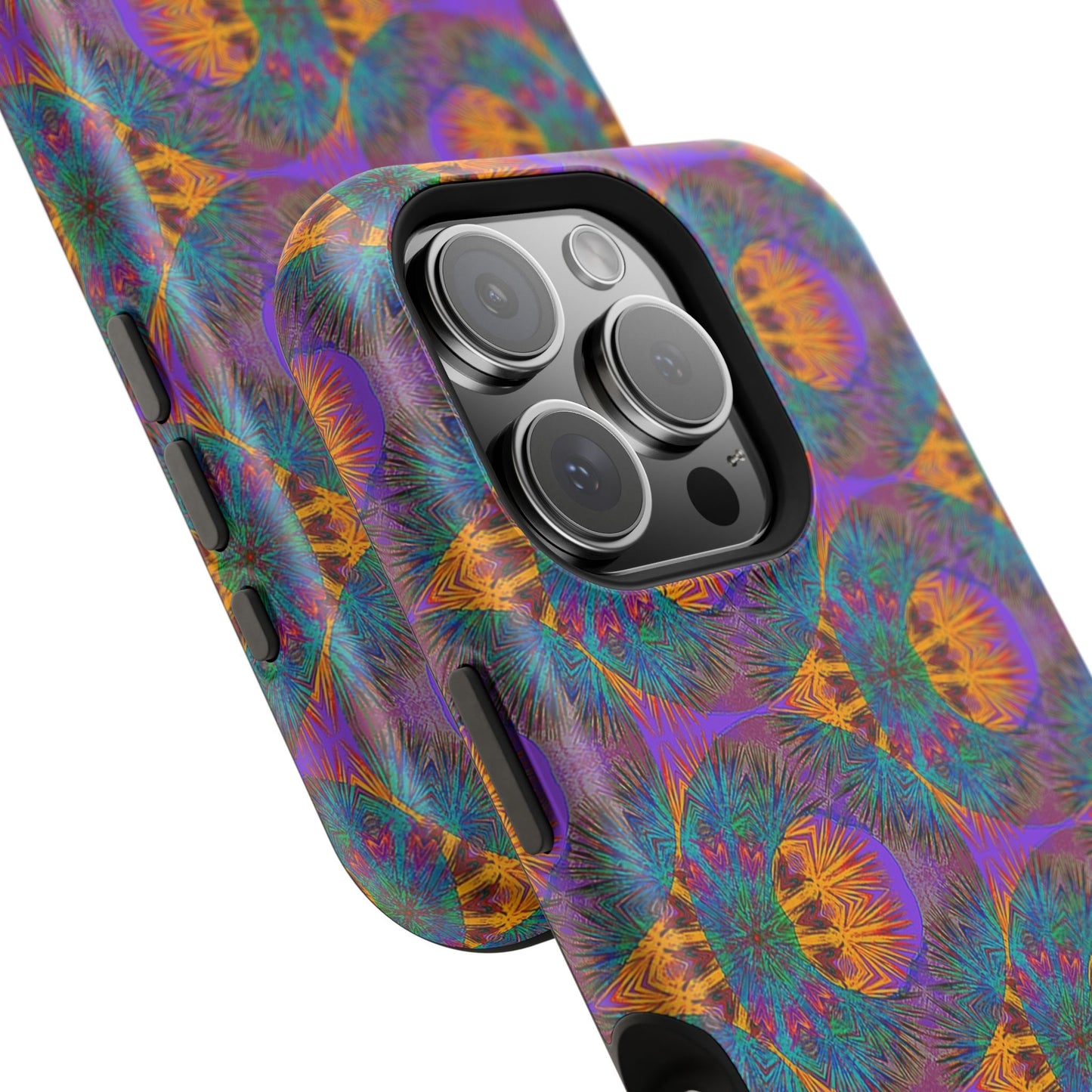 Magnetic iPhone Case - Fuzzy Donut Flower