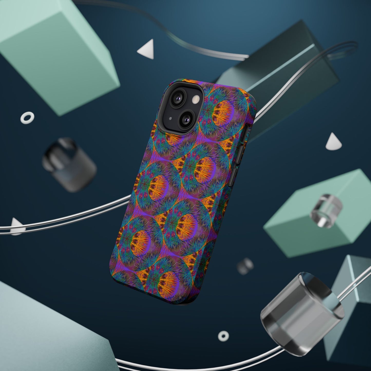 Magnetic iPhone Case - Fuzzy Donut Flower