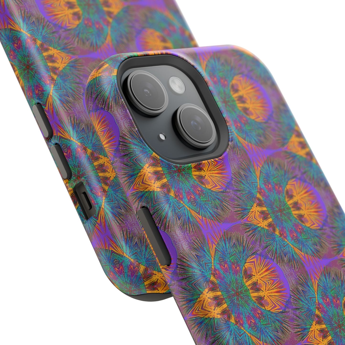 Magnetic iPhone Case - Fuzzy Donut Flower