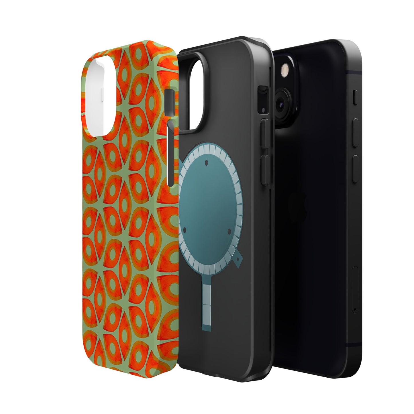 Magnetic iPhone Case - Batik Eyes