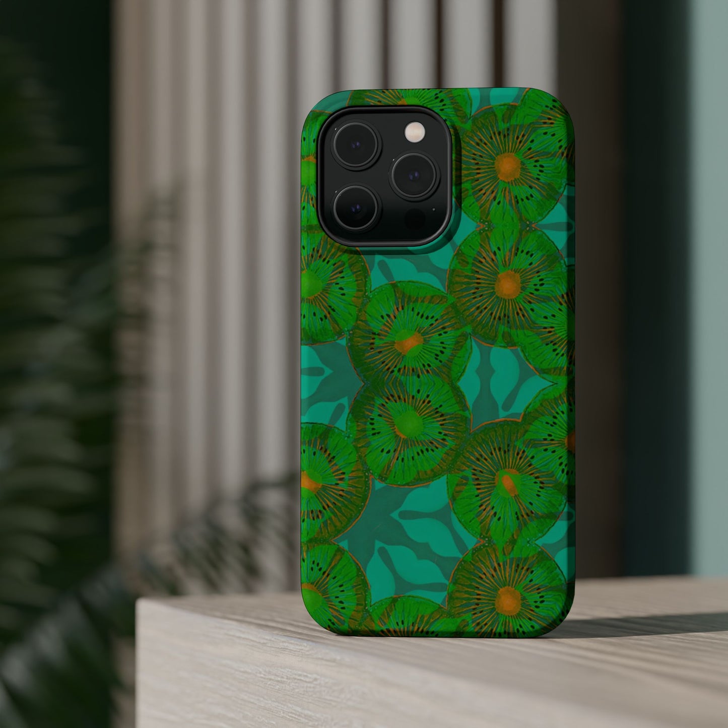 Magnetic iPhone Case - Kiwi Garden