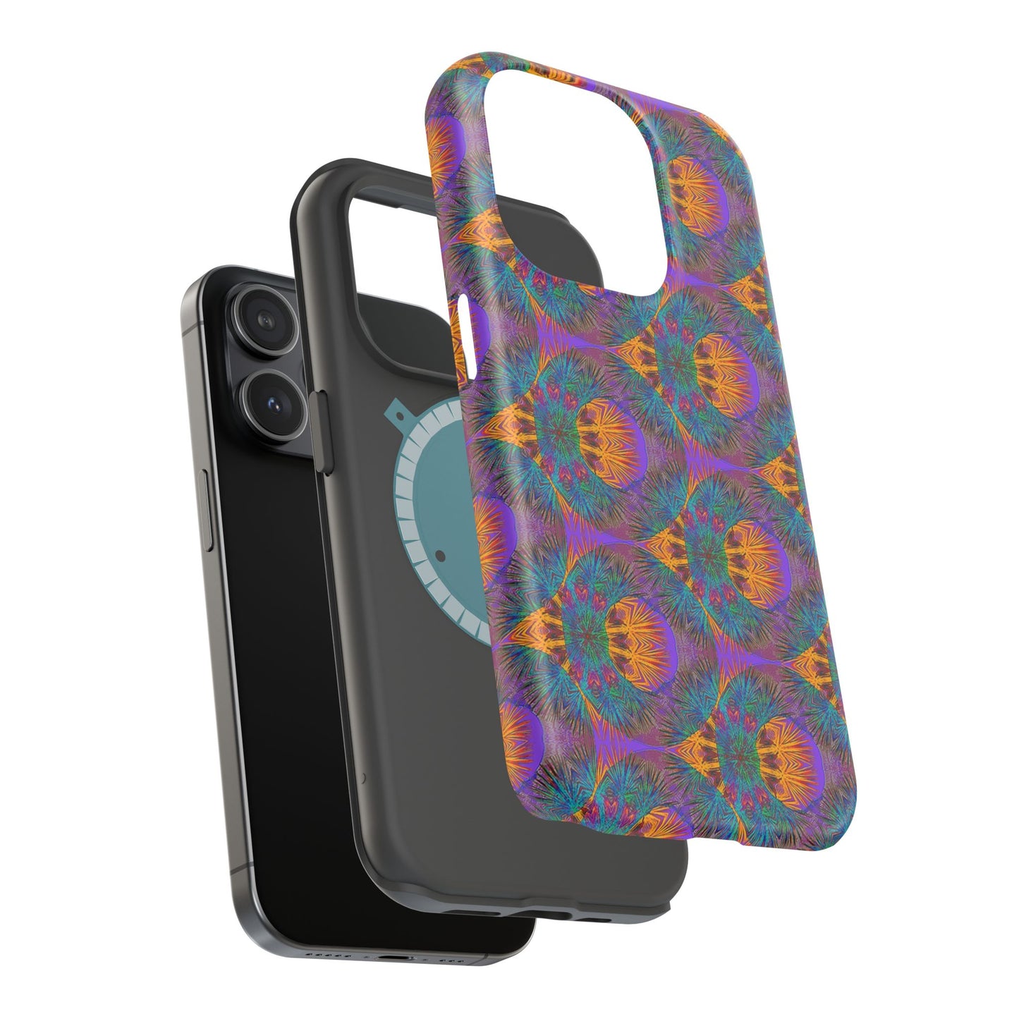 Magnetic iPhone Case - Fuzzy Donut Flower