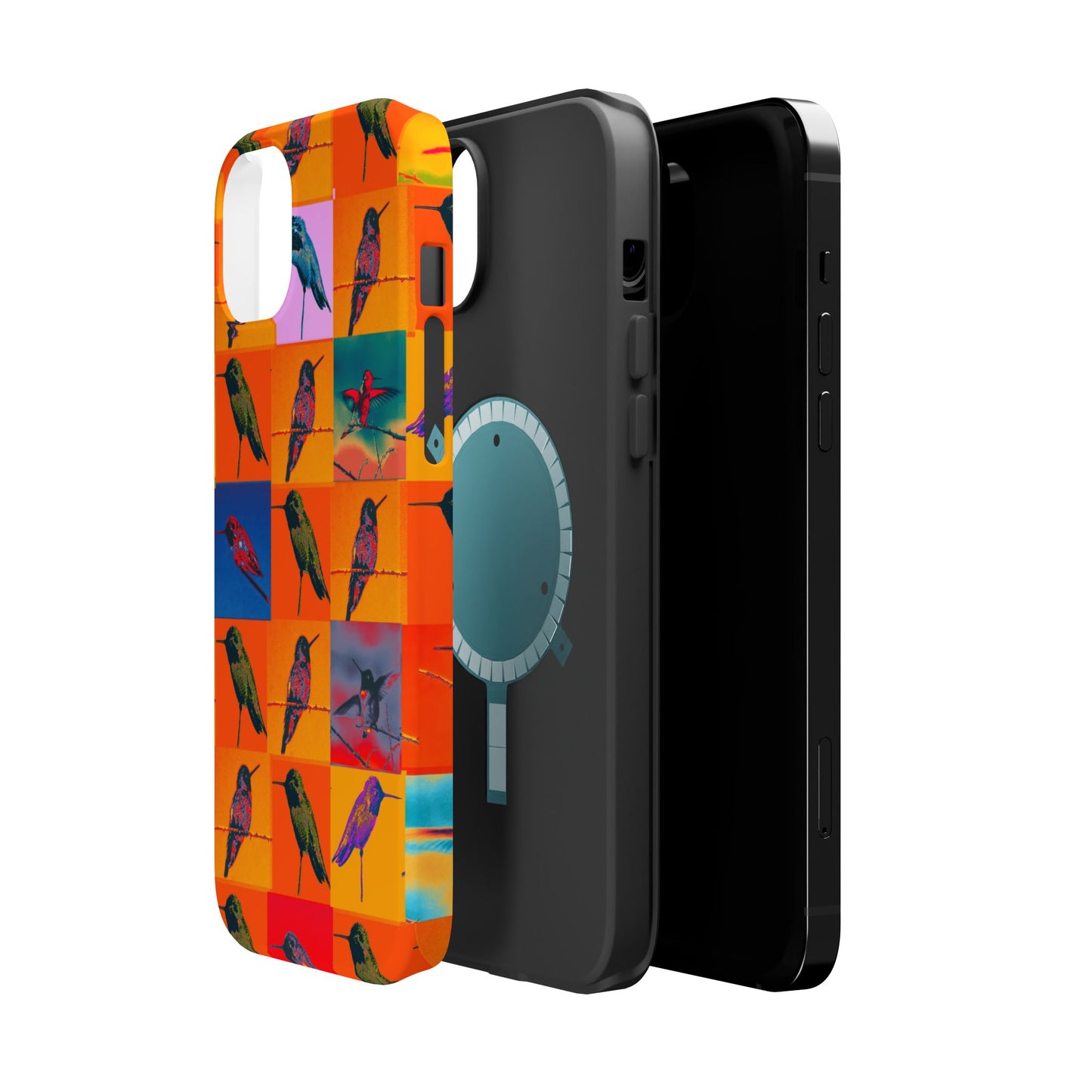 Magnetic iPhone Case - Hummingbird Collage
