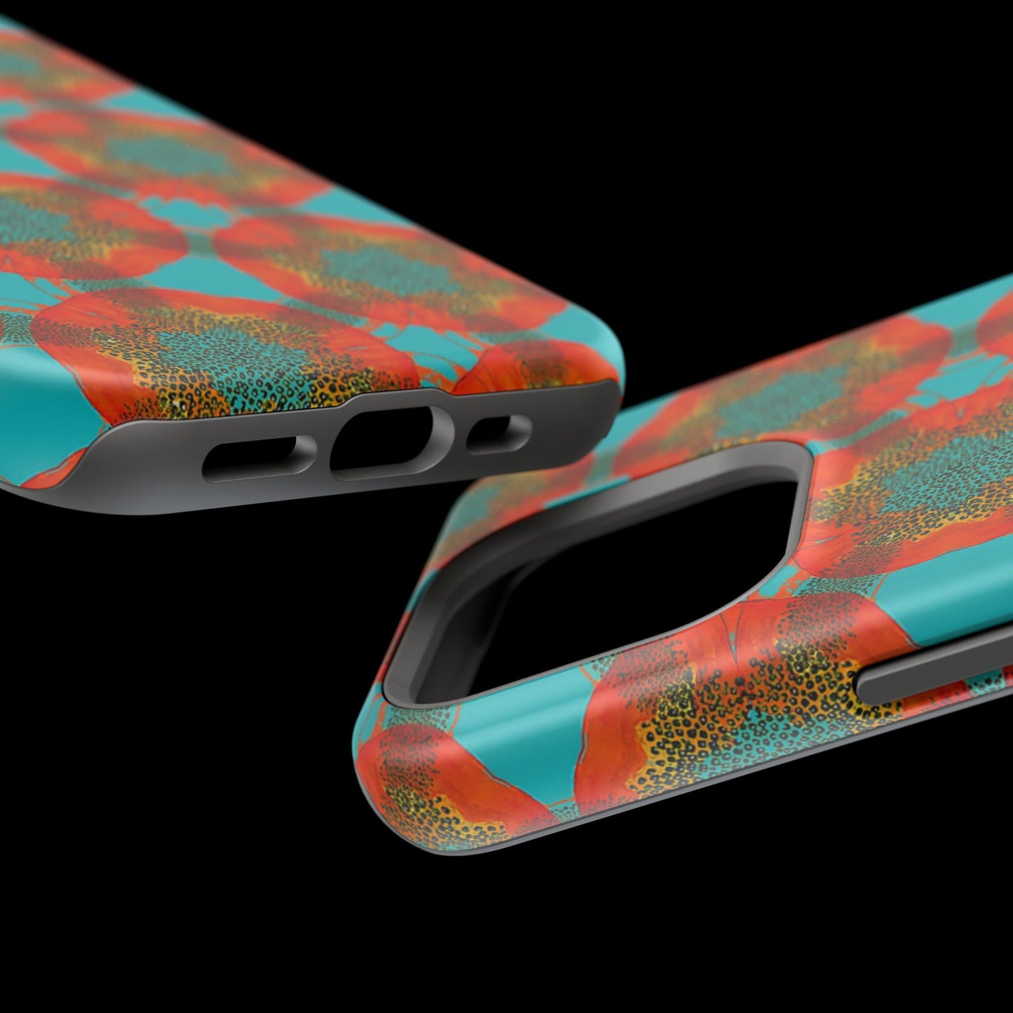 Magnetic iPhone Case - Papaya Water Color