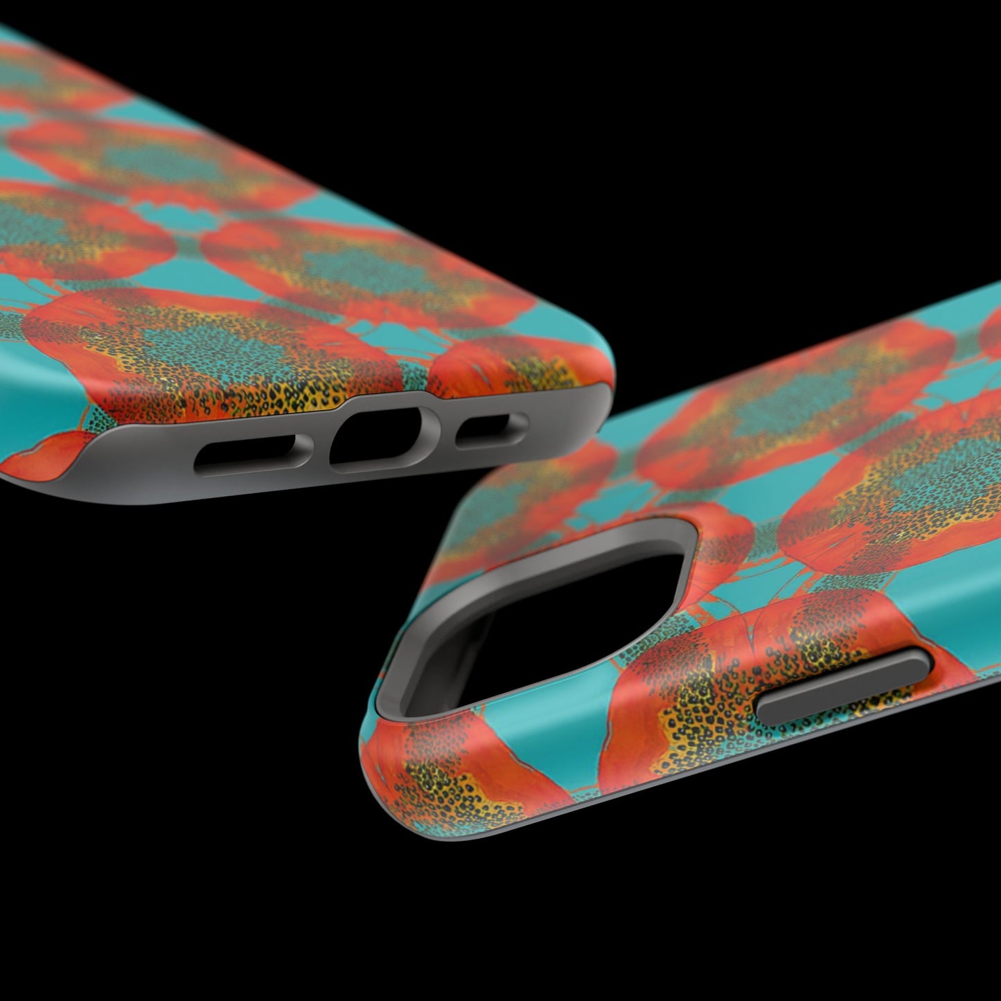 Magnetic iPhone Case - Papaya Water Color