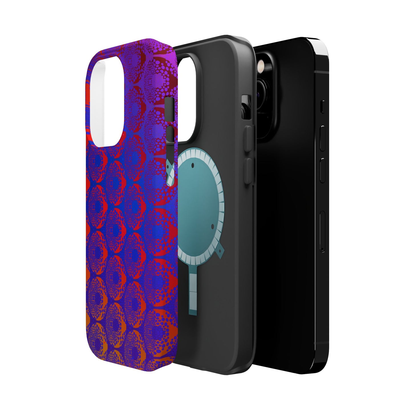 Magnetic iPhone Case - Purple Psychedelic Donut