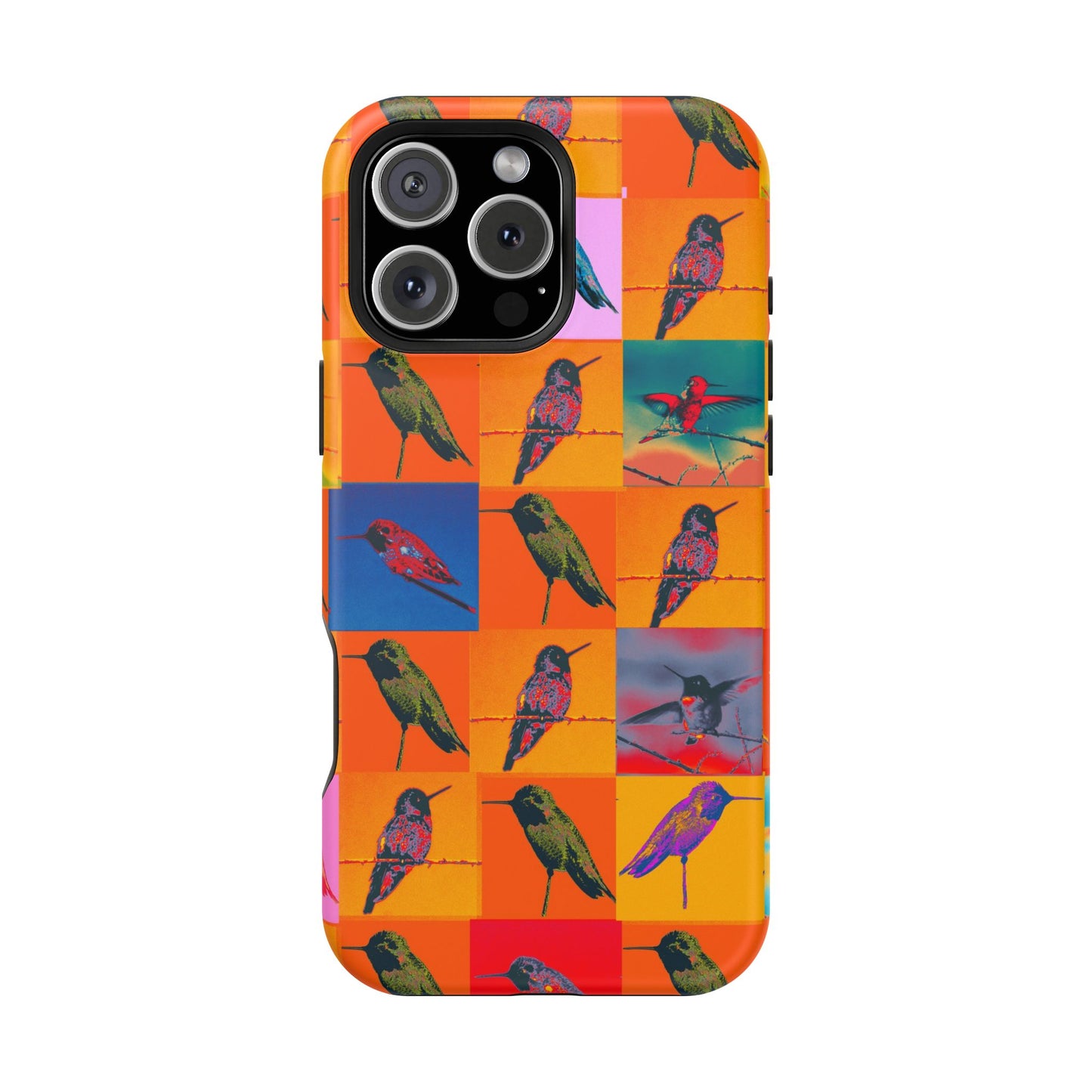 Magnetic iPhone Case - Hummingbird Collage
