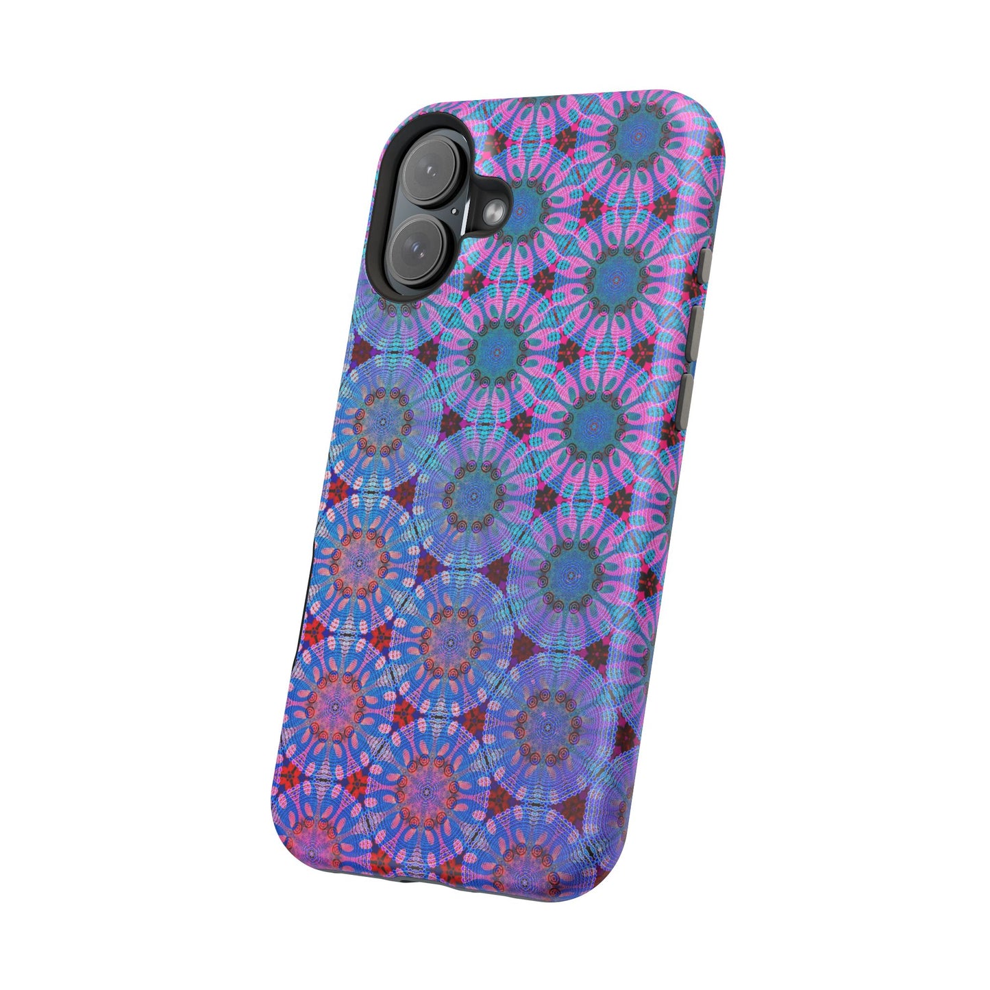 Magnetic iPhone Case - Psychedelic Purple Tapa