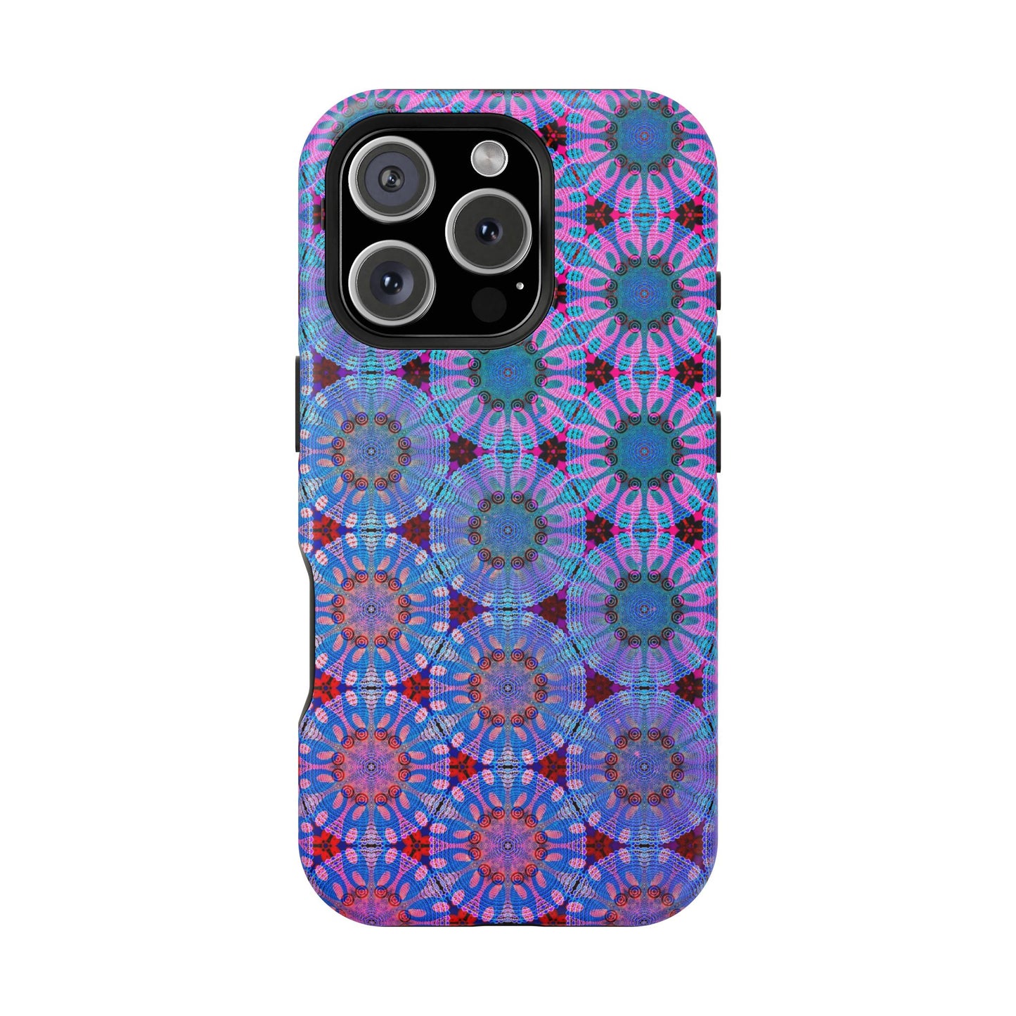 Magnetic iPhone Case - Psychedelic Purple Tapa