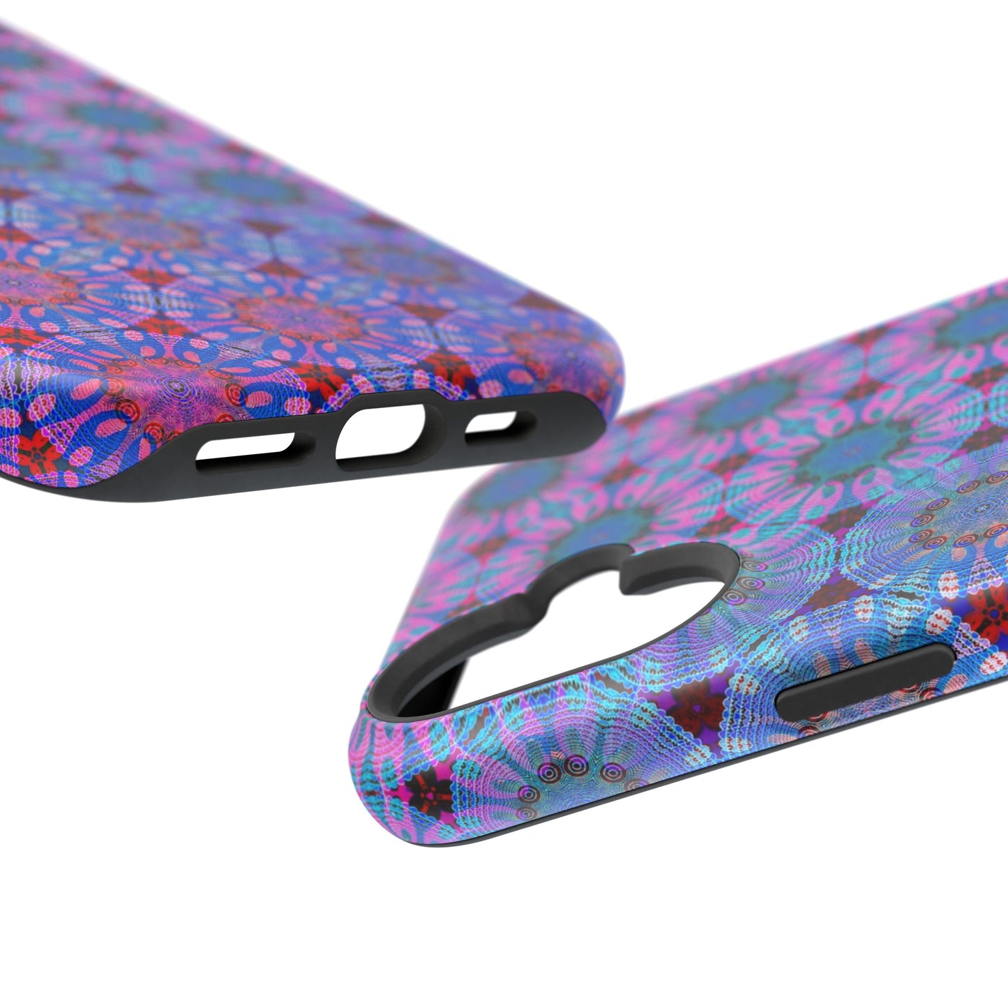 Magnetic iPhone Case - Psychedelic Purple Tapa