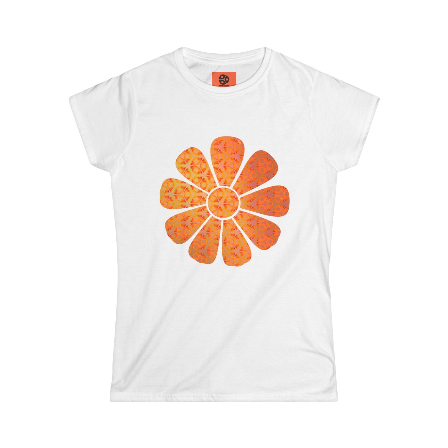 Women's Softstyle Tee - Batik Flower