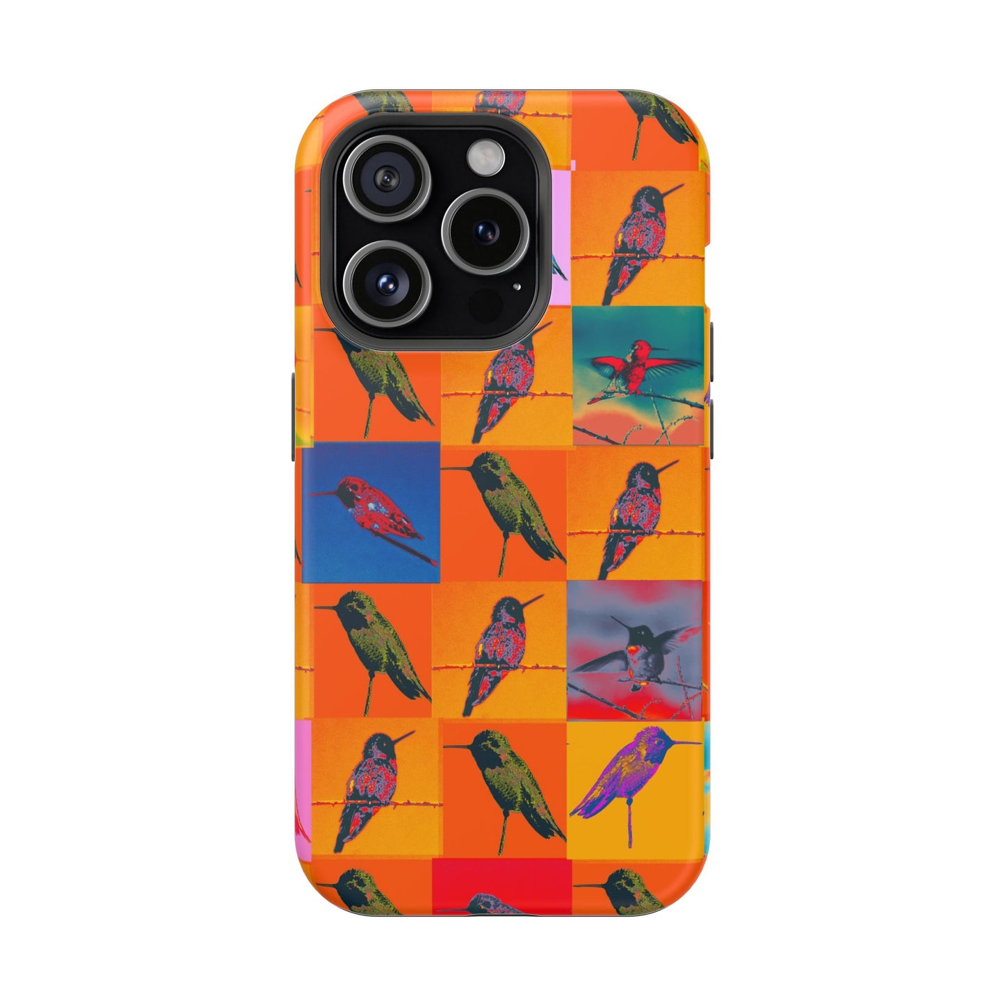 Magnetic iPhone Case - Hummingbird Collage