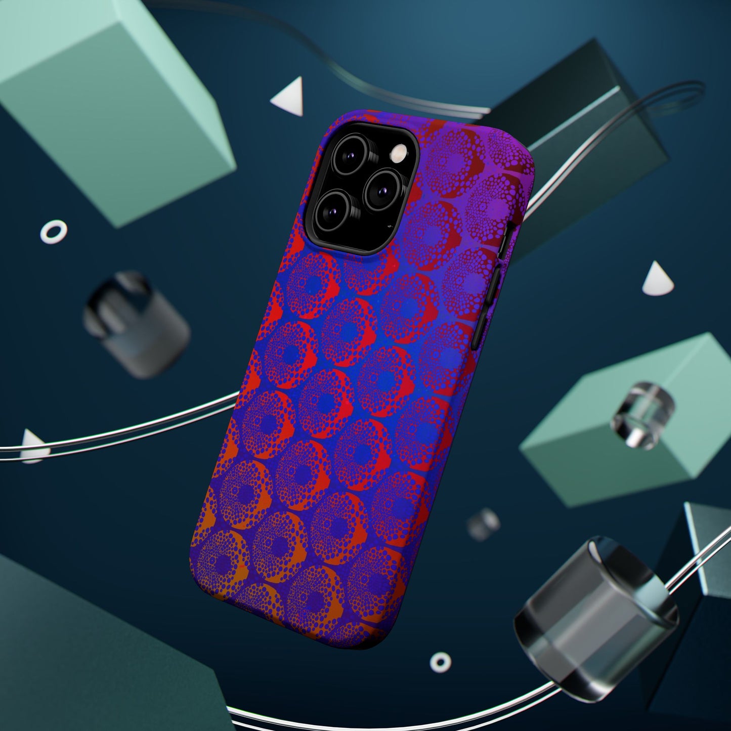 Magnetic iPhone Case - Purple Psychedelic Donut