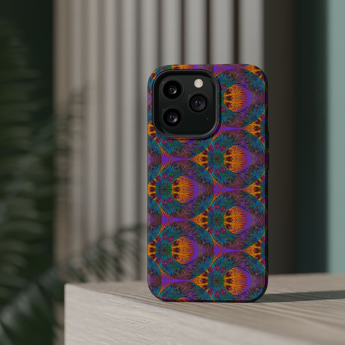 Magnetic iPhone Case - Fuzzy Donut Flower