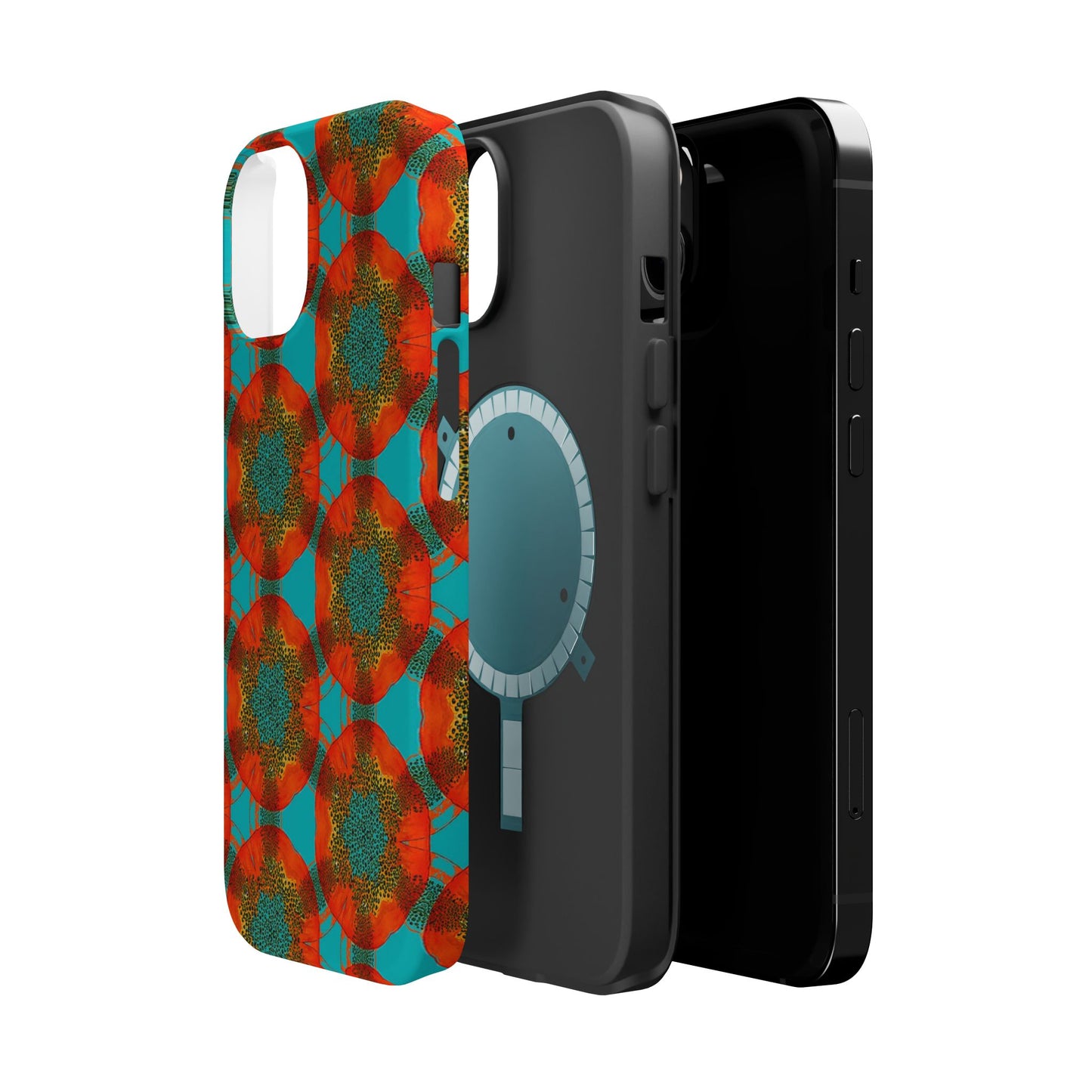 Magnetic iPhone Case - Papaya Water Color