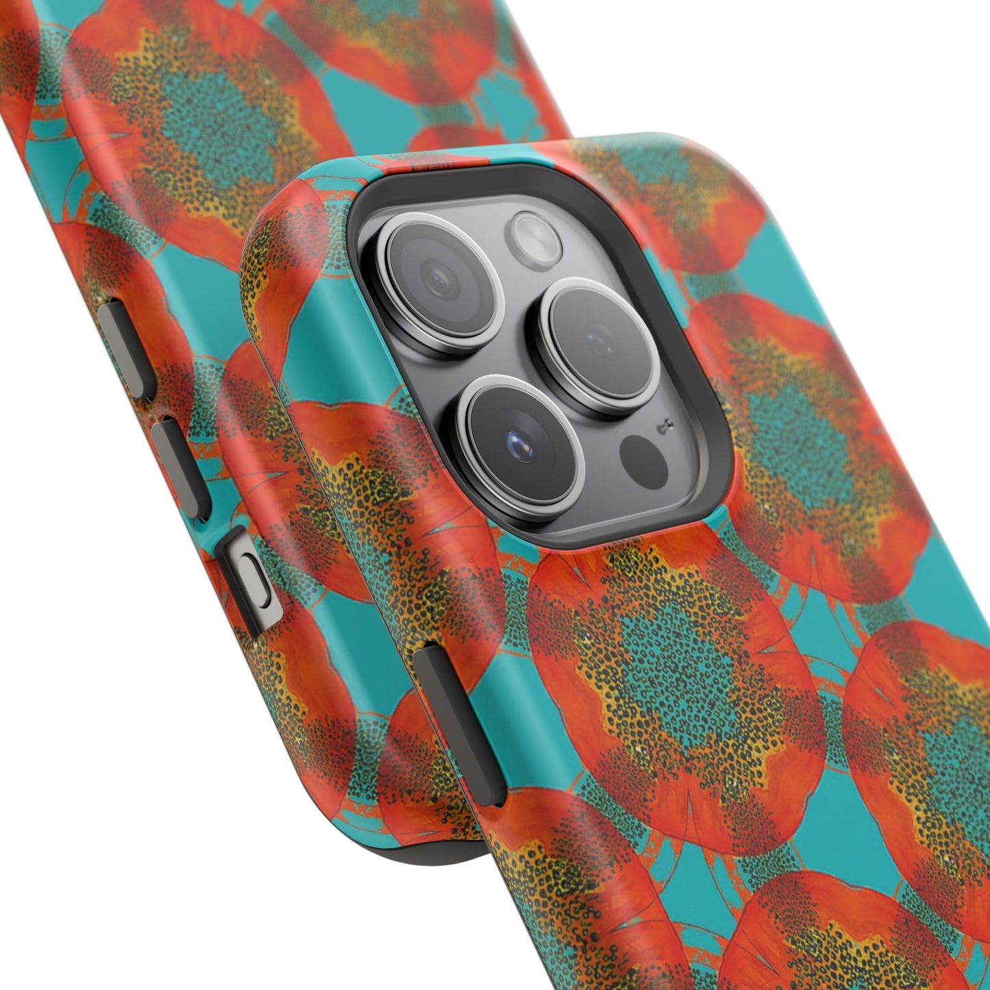 Magnetic iPhone Case - Papaya Water Color