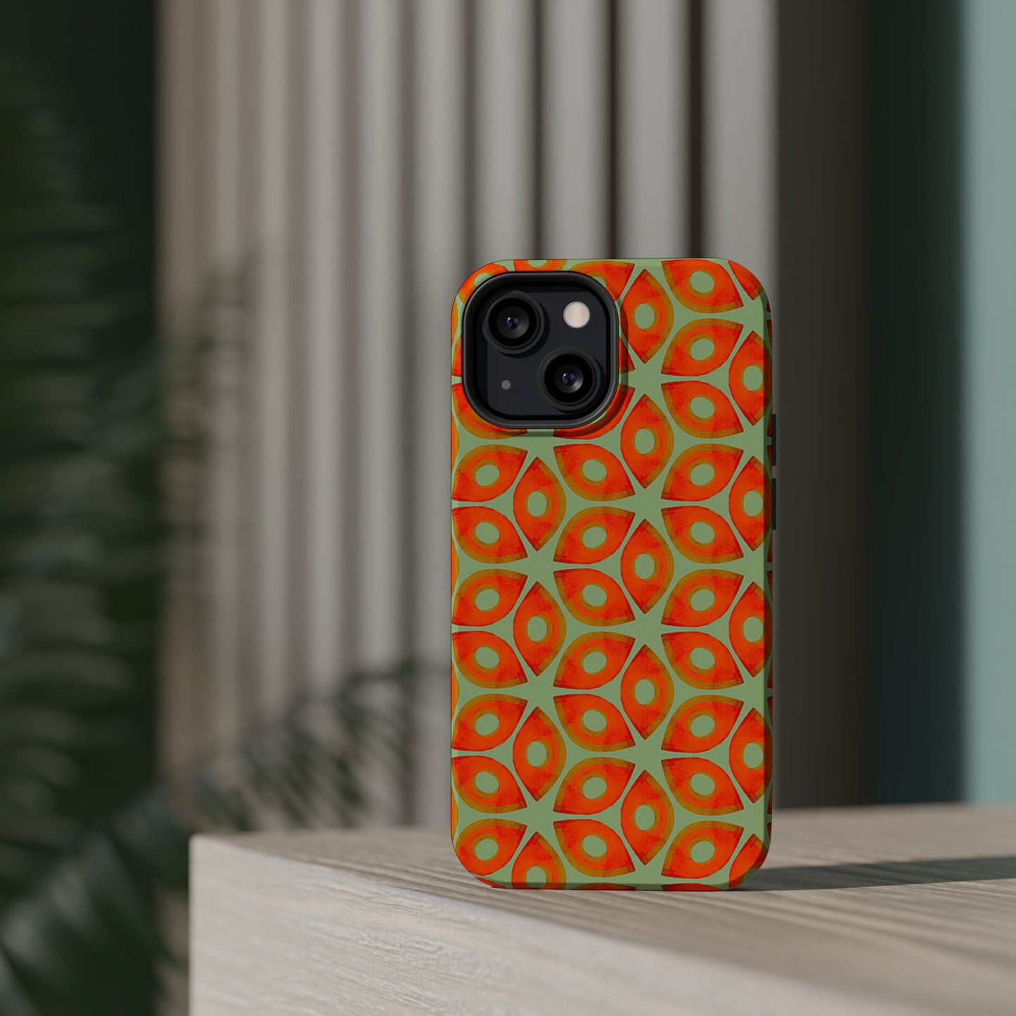 Magnetic iPhone Case - Batik Eyes
