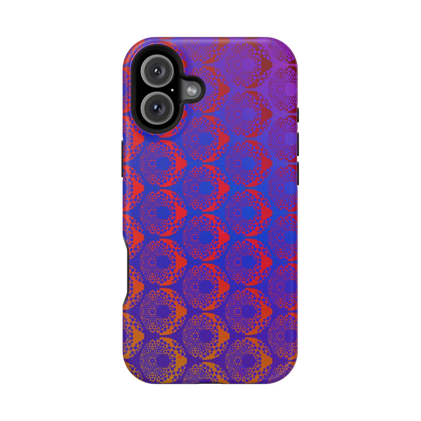 Magnetic iPhone Case - Purple Psychedelic Donut