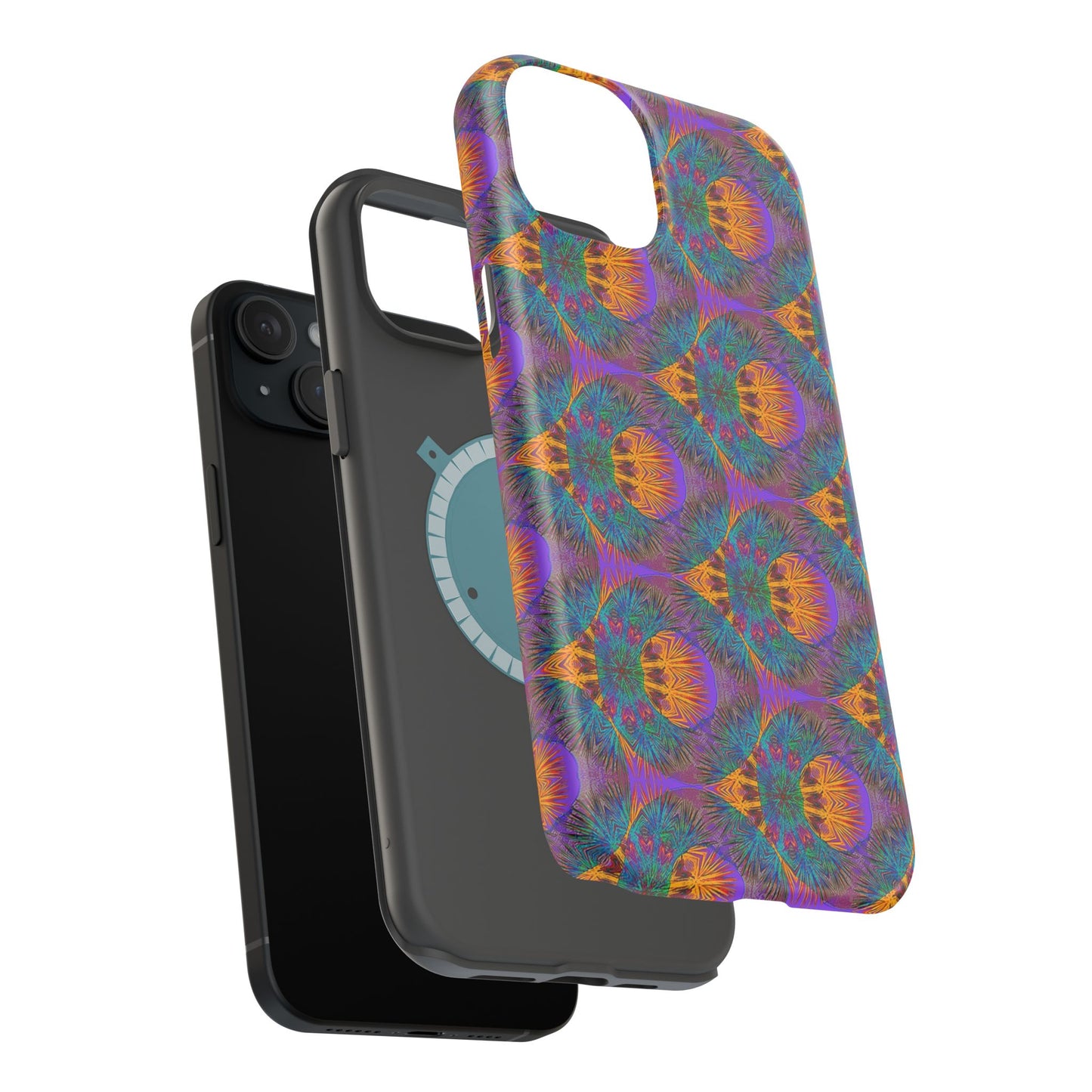 Magnetic iPhone Case - Fuzzy Donut Flower