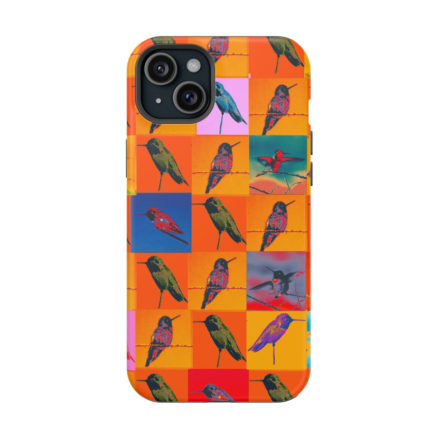 Magnetic iPhone Case - Hummingbird Collage