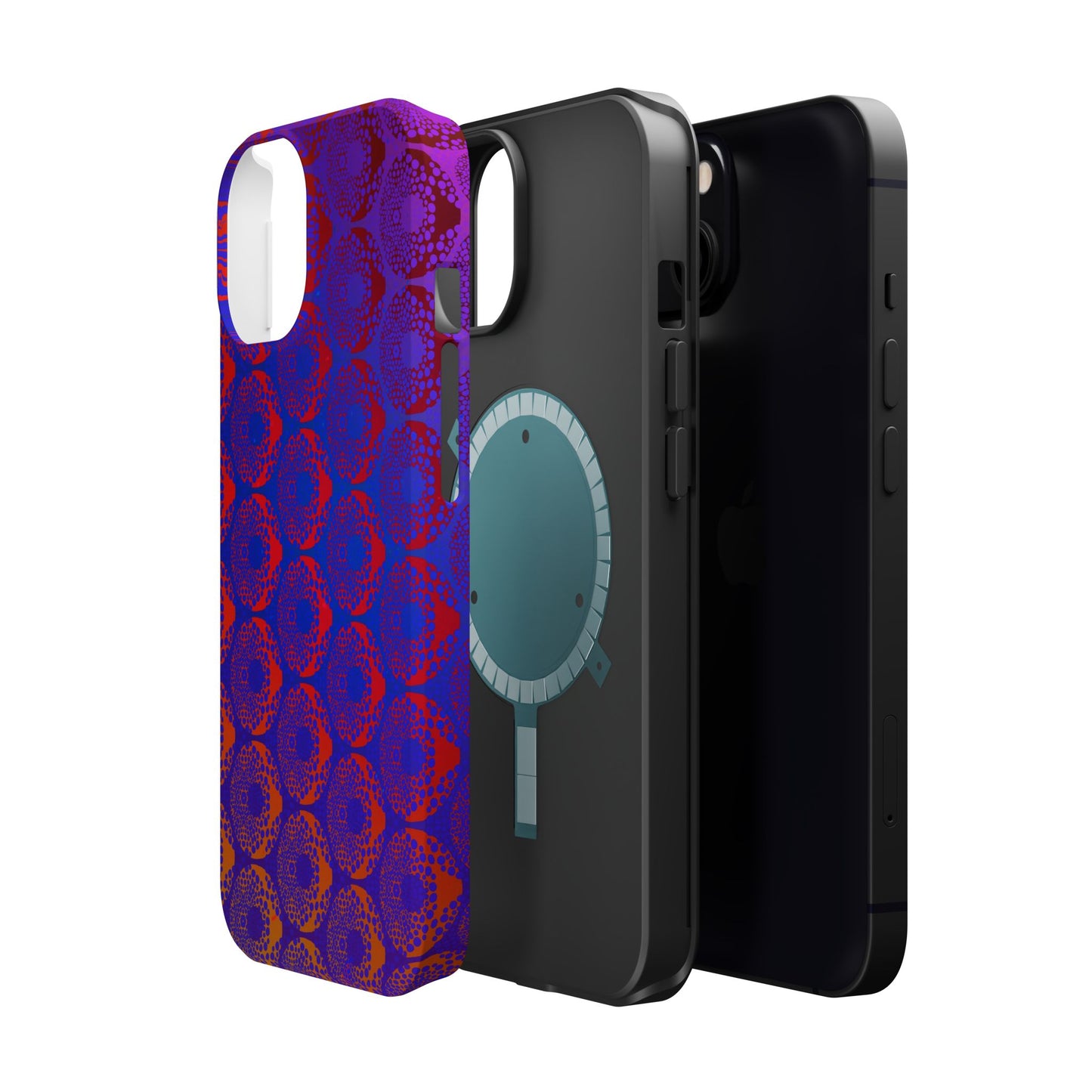 Magnetic iPhone Case - Purple Psychedelic Donut