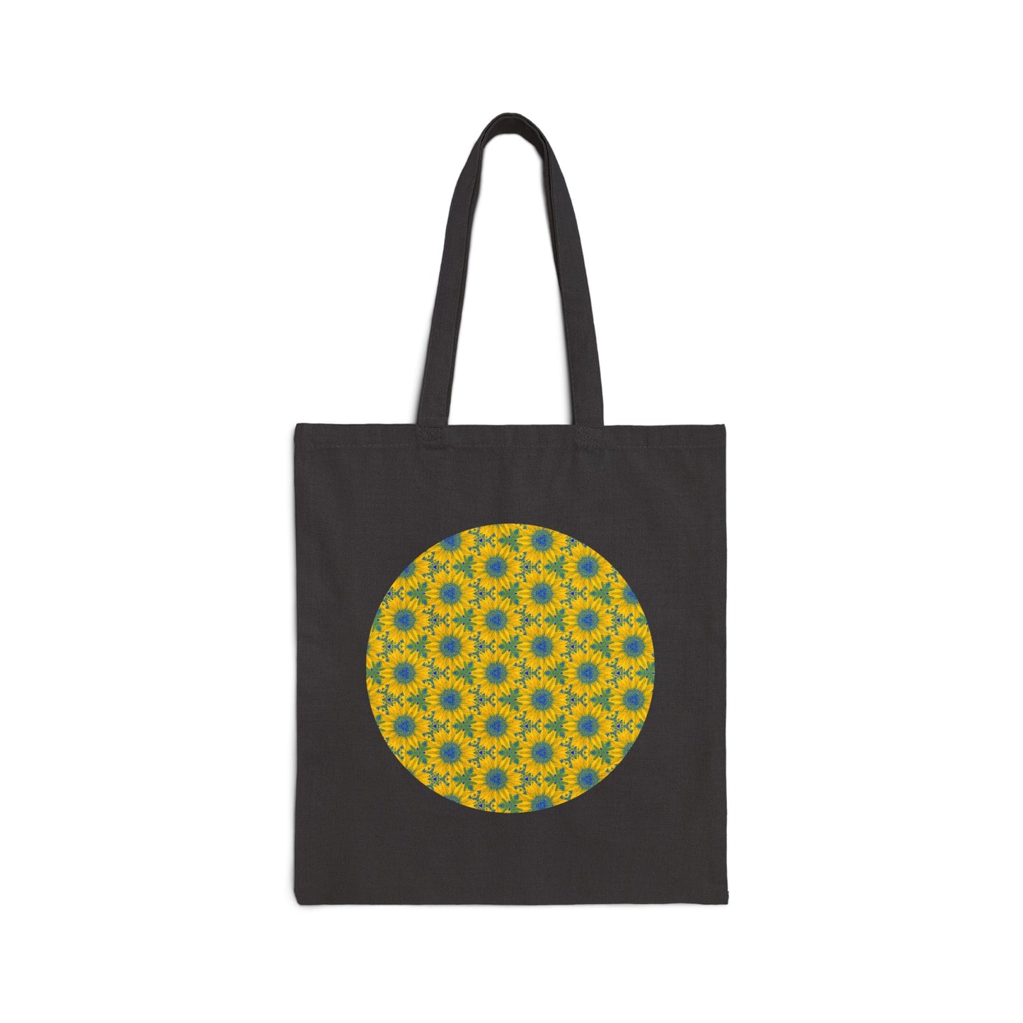 Cotton Canvas Tote Bag - Vermont Sunflowers