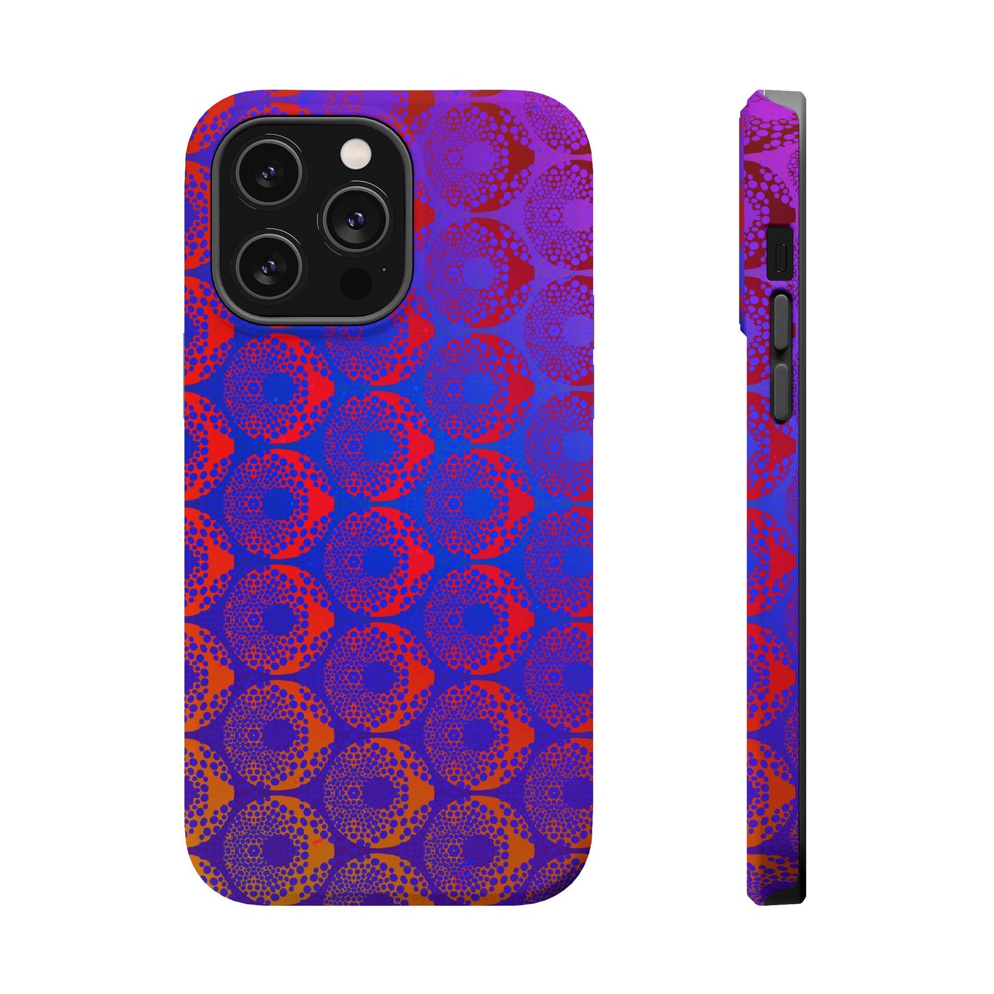 Magnetic iPhone Case - Purple Psychedelic Donut