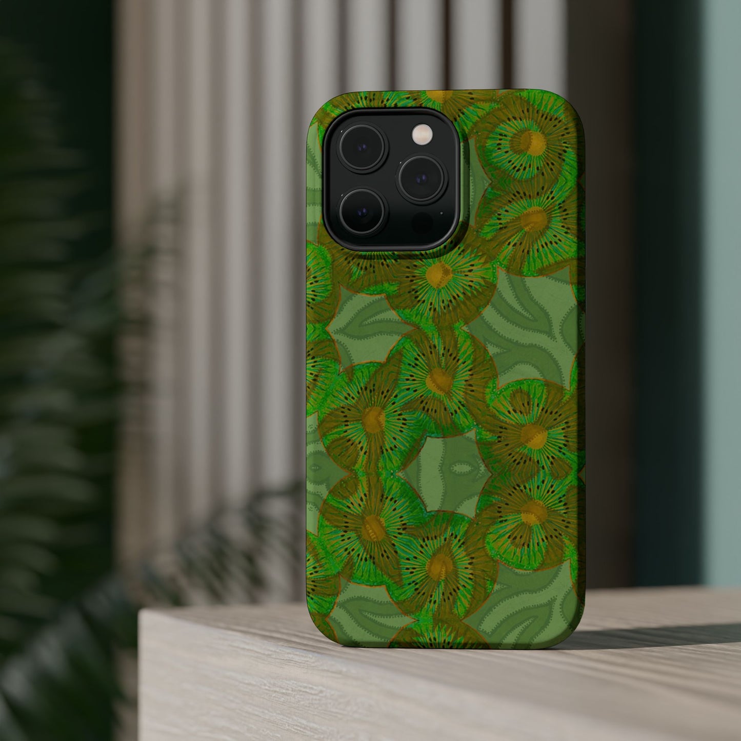 Magnetic iPhone Case - Kiwi Tapa