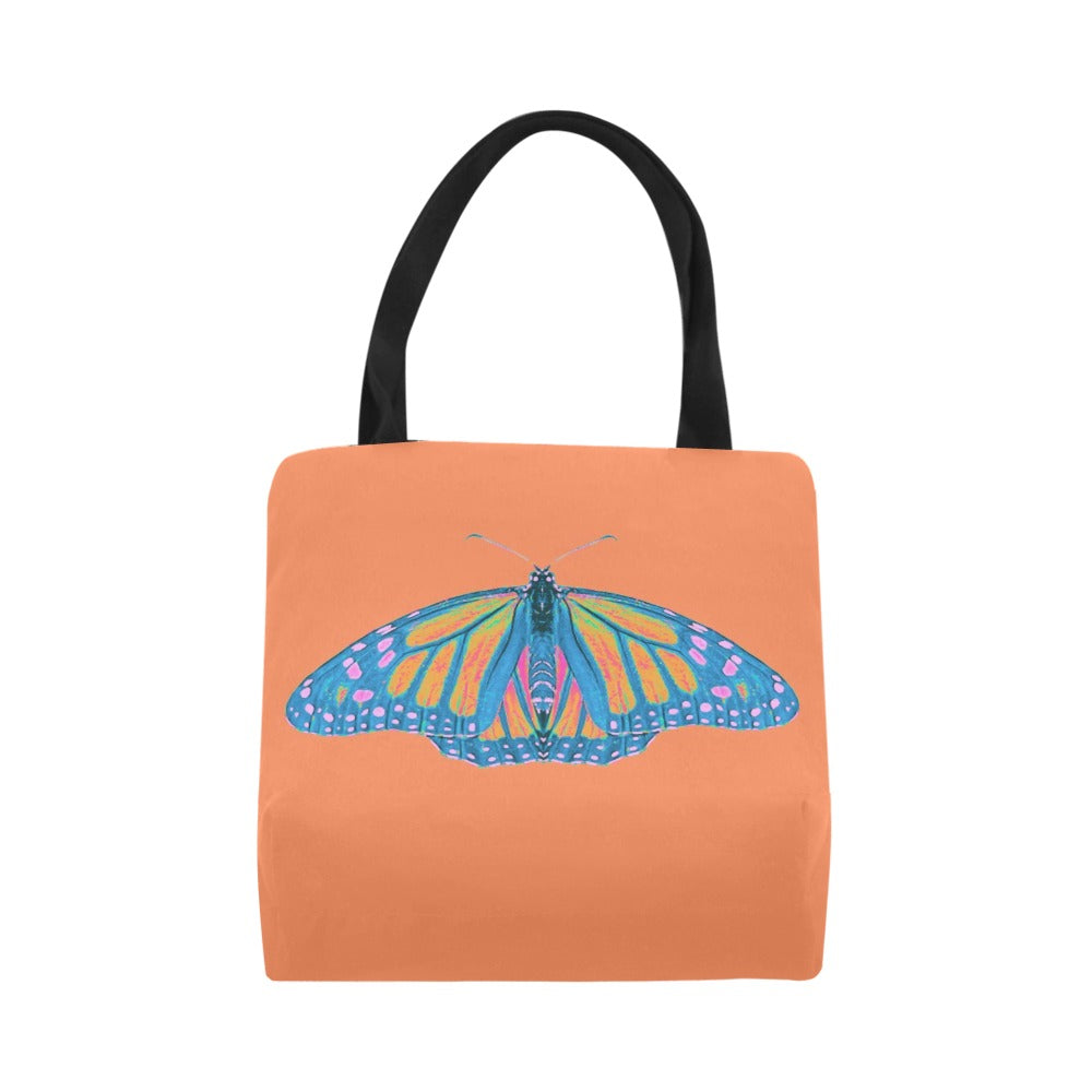 Premium All Print Canvas Tote Bag- Thermal Monarch Butterfly