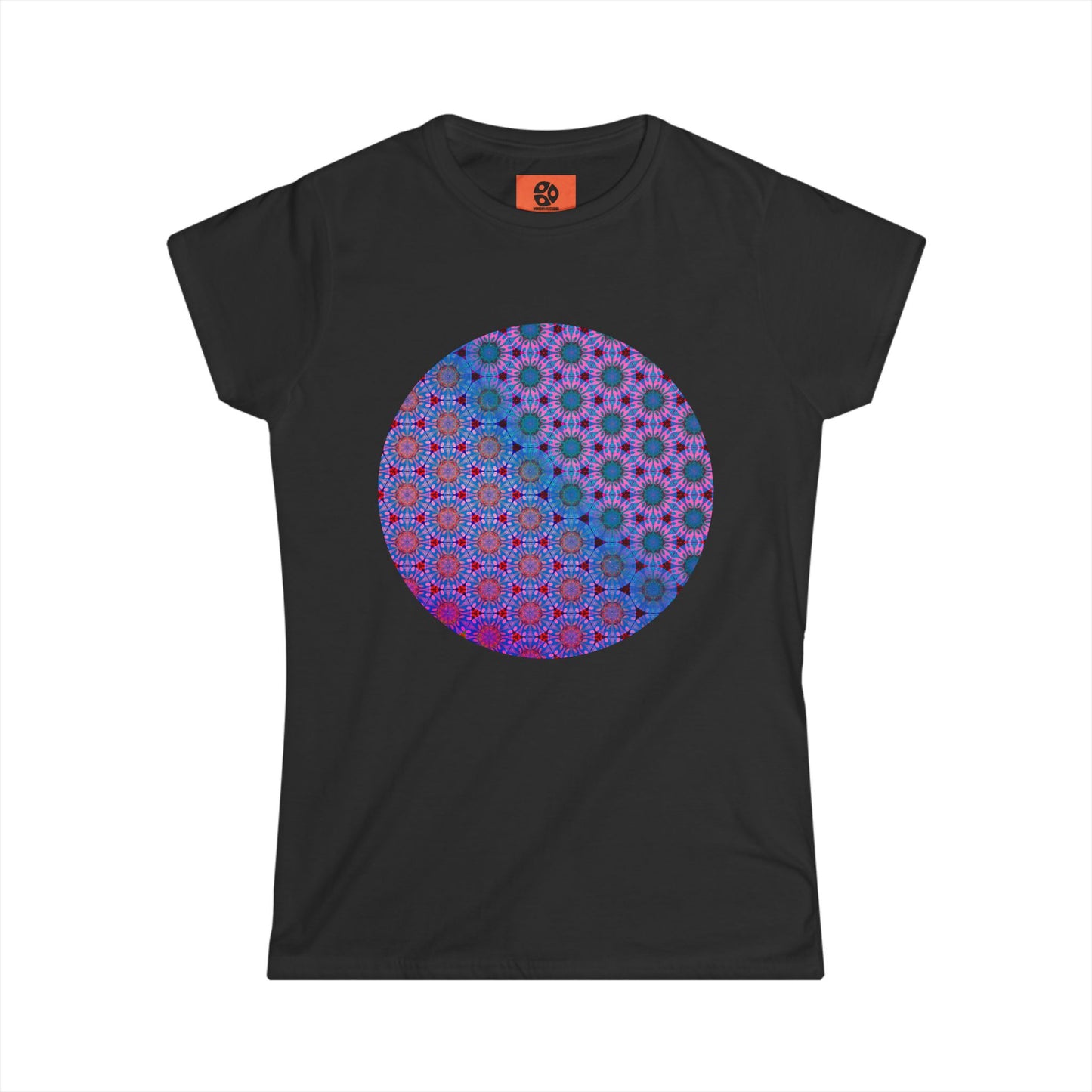 Women's Softstyle Tee - Purple Psychedelic Tapa