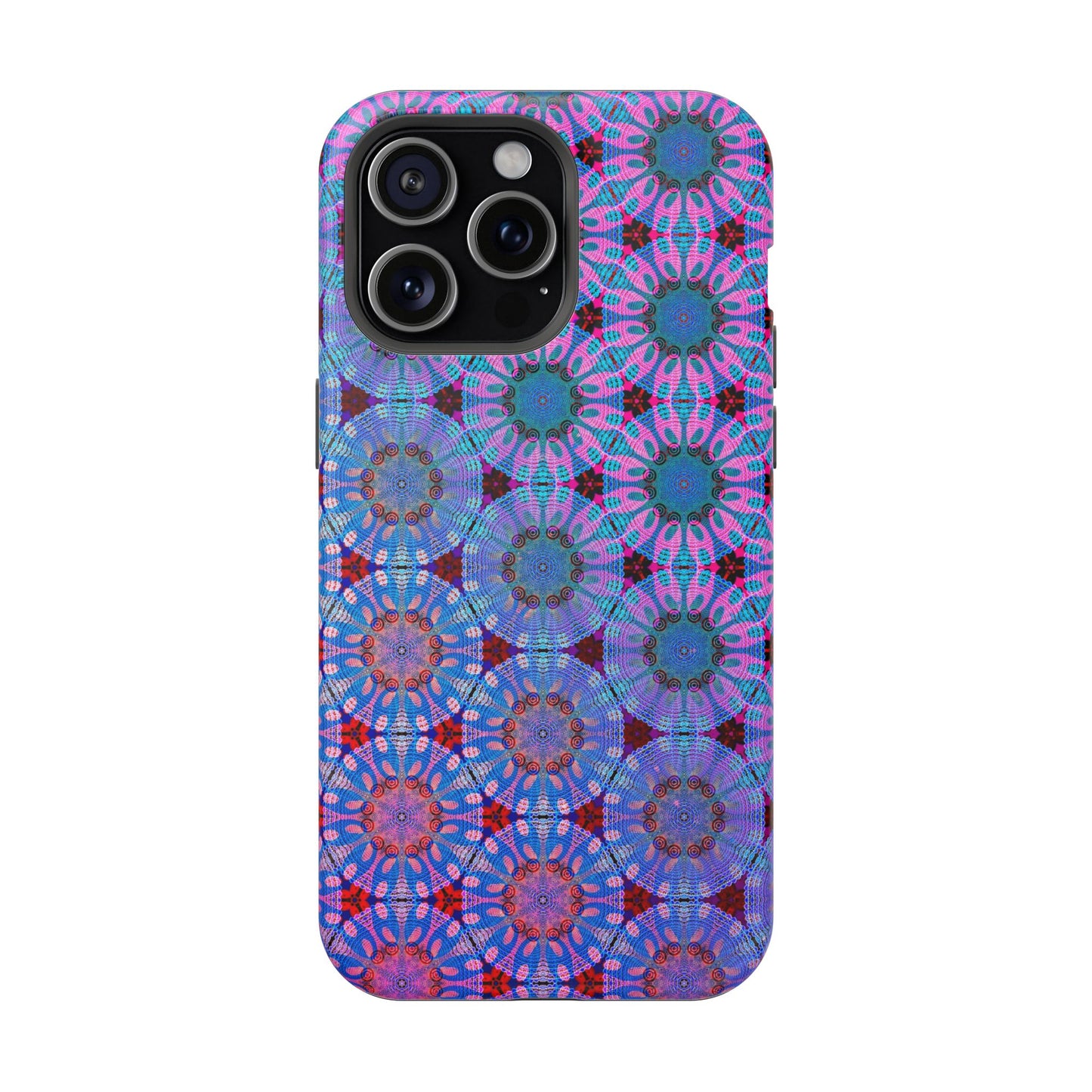 Magnetic iPhone Case - Psychedelic Purple Tapa
