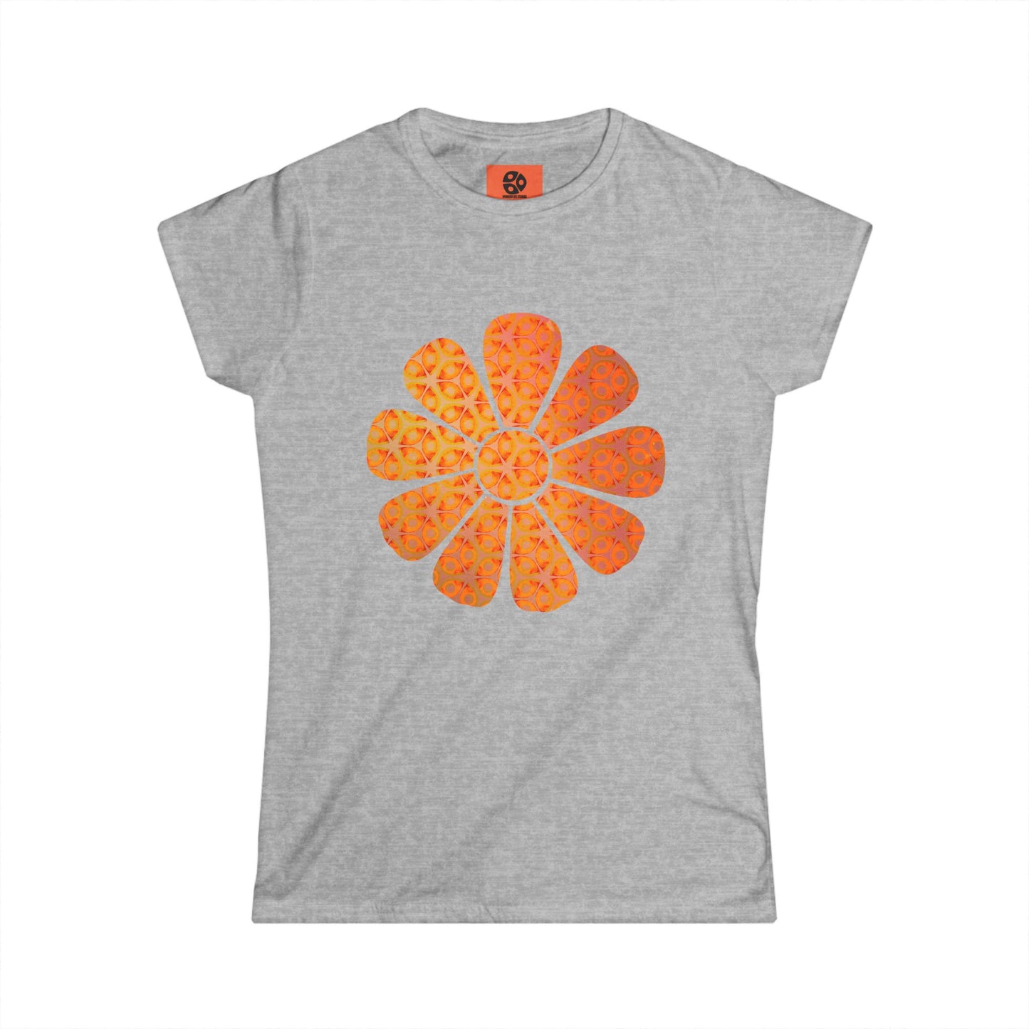 Women's Softstyle Tee - Batik Flower