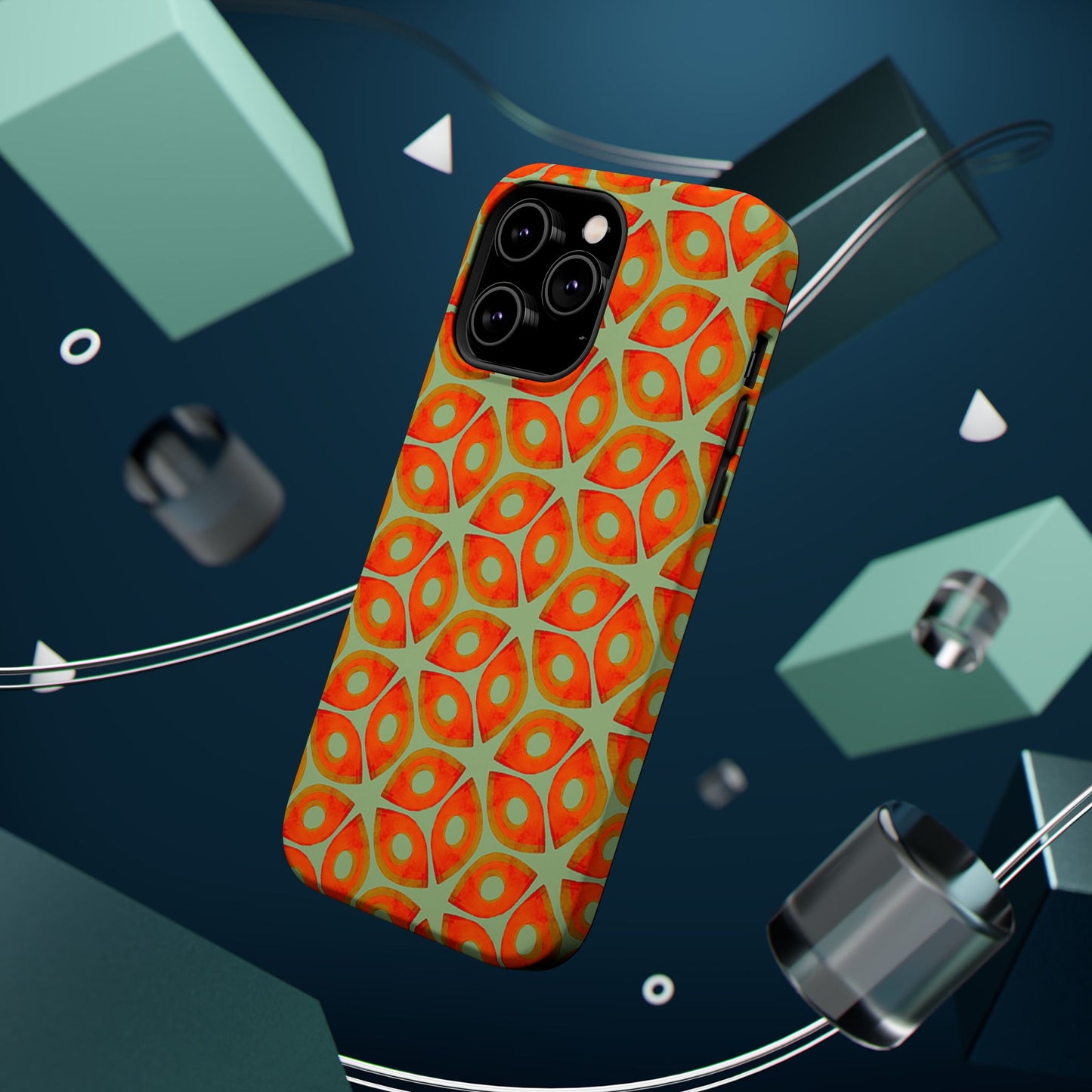 Magnetic iPhone Case - Batik Eyes