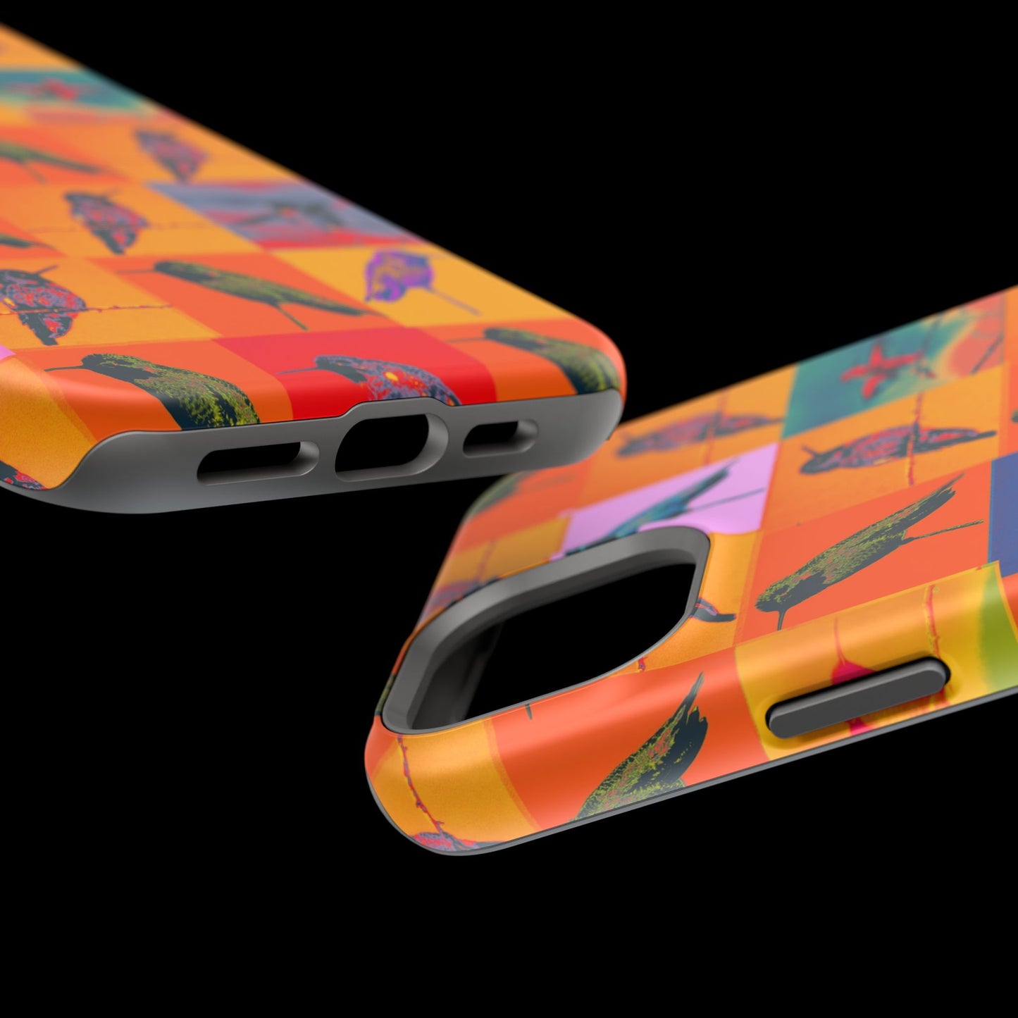 Magnetic iPhone Case - Hummingbird Collage