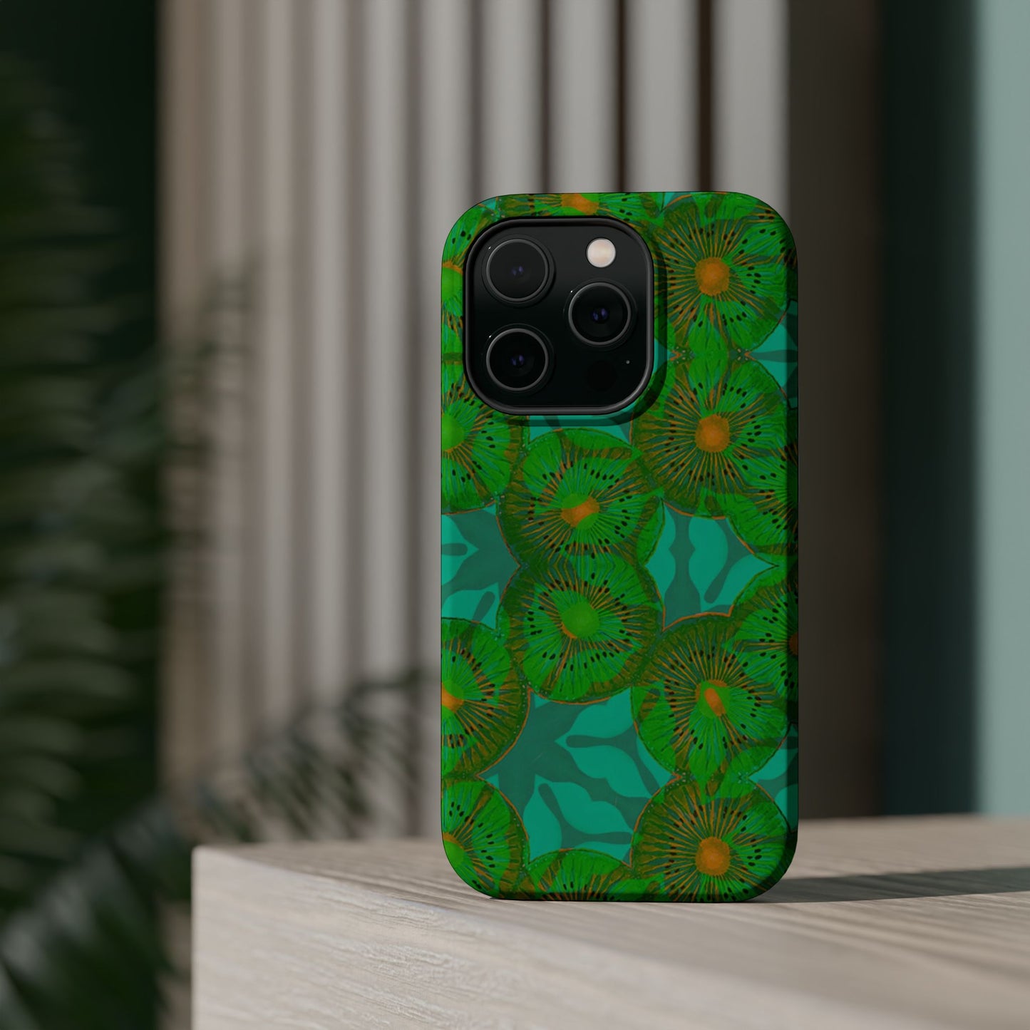 Magnetic iPhone Case - Kiwi Garden