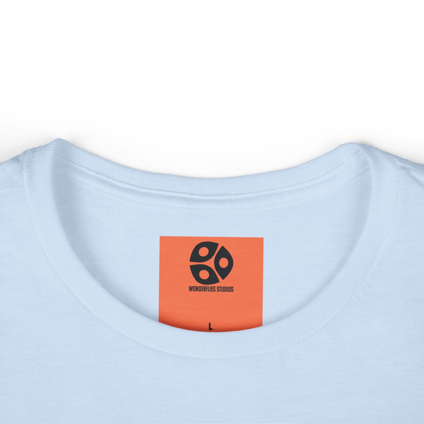 Women's Softstyle Tee - Cracked Batik Flower Circle