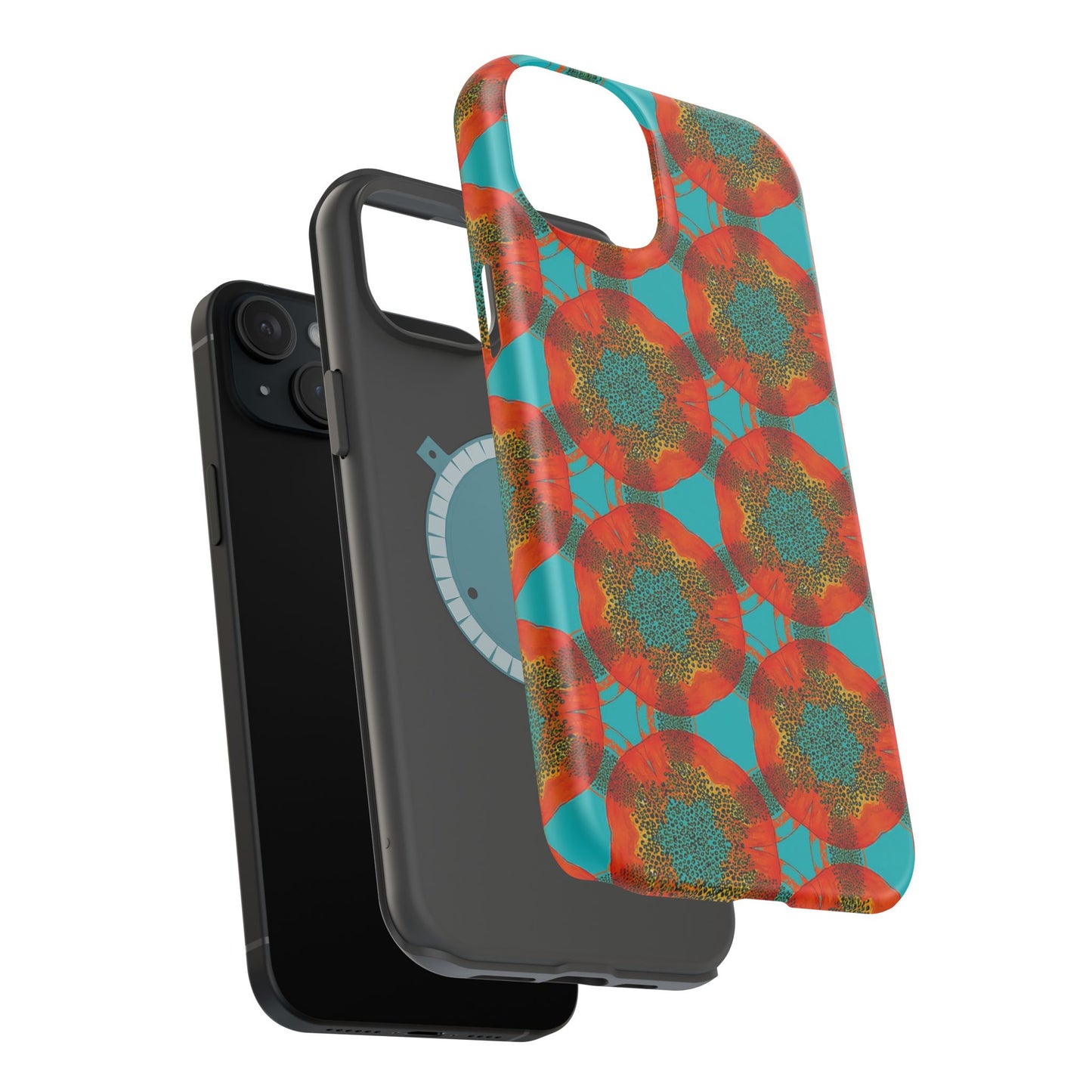 Magnetic iPhone Case - Papaya Water Color